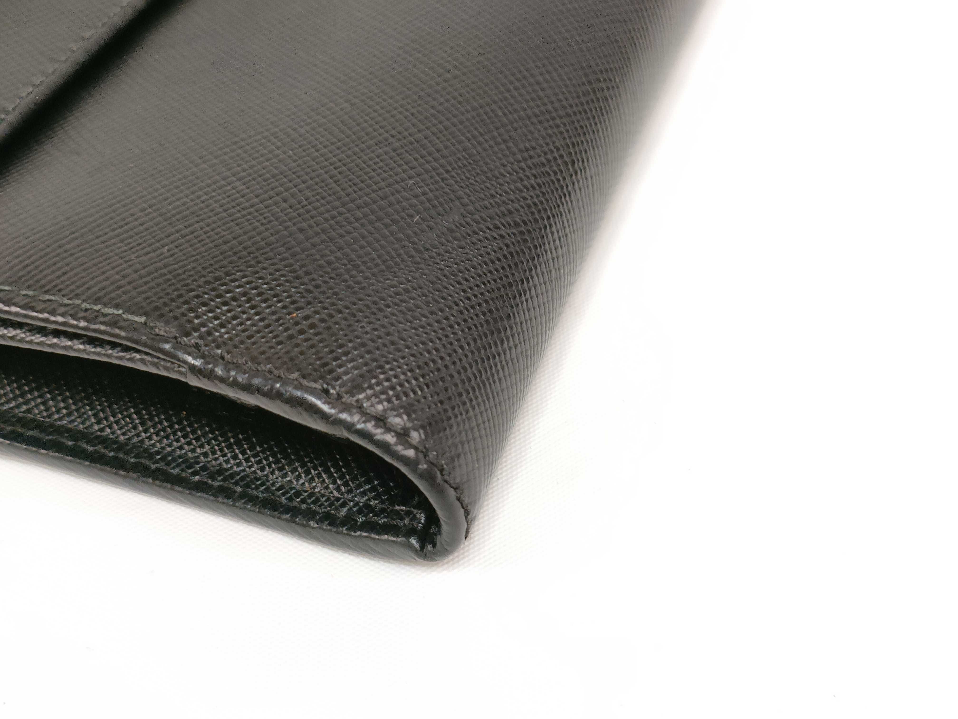 Saffiano Leather Long Wallet 1M1133 — view 3