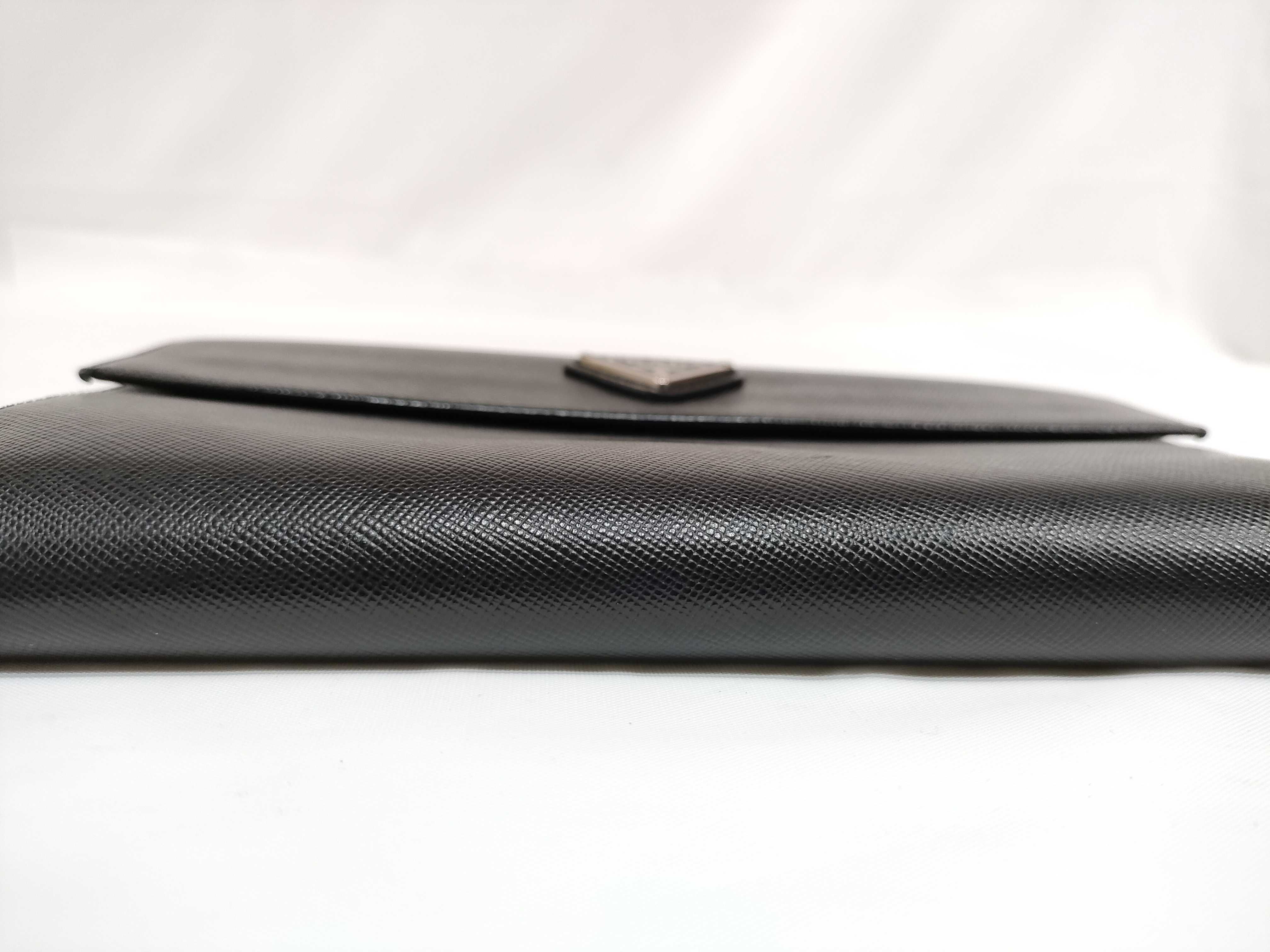 Saffiano Leather Long Wallet 1M1133 — view 7