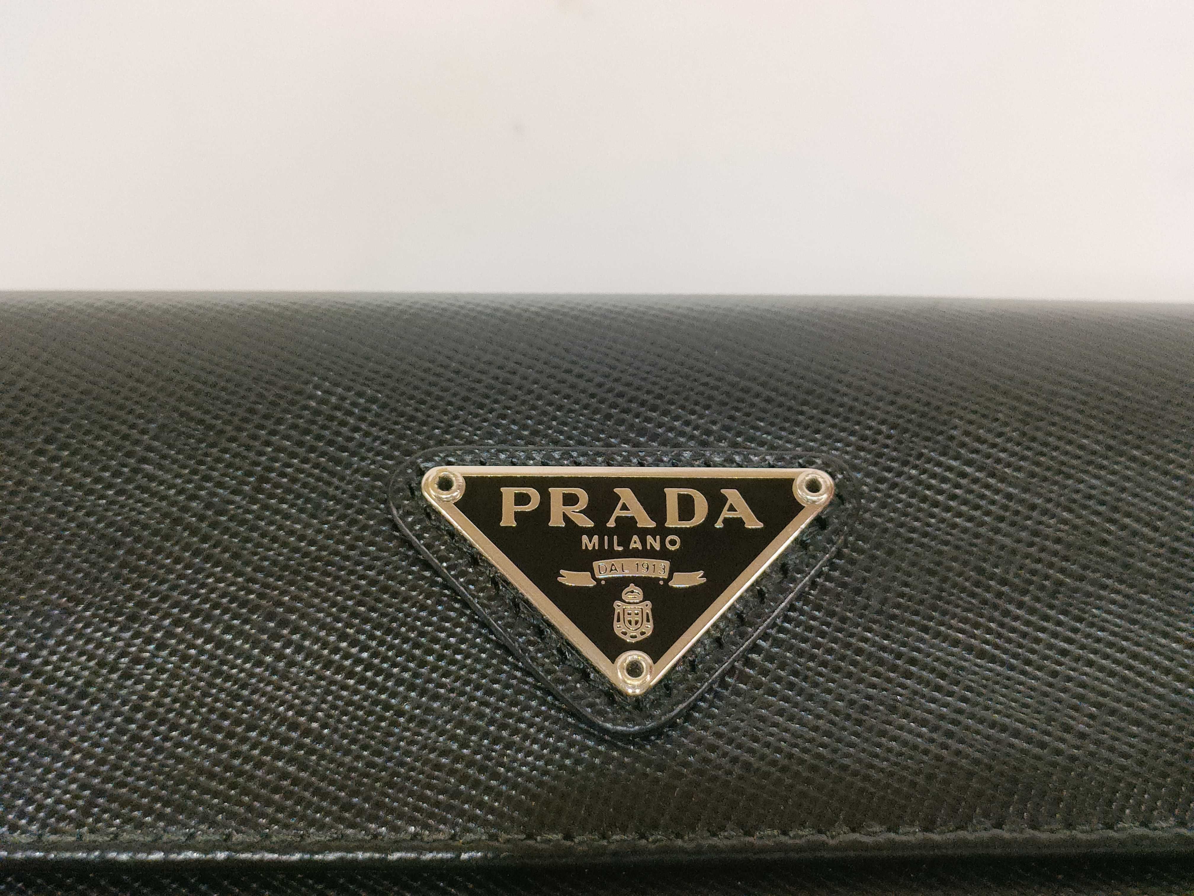 Saffiano Leather Long Wallet 1M1133 — view 8