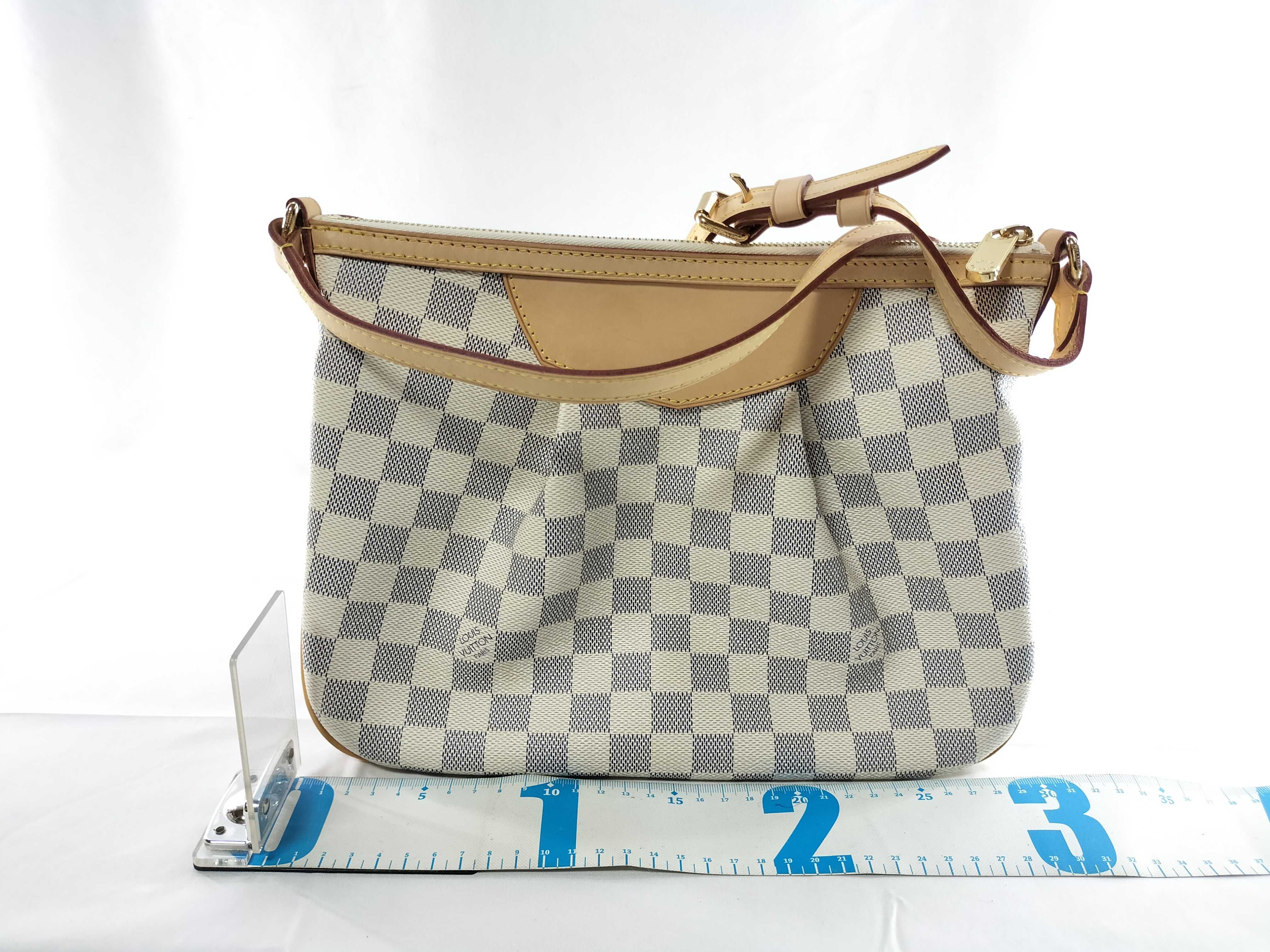Damier Azur N41113 Siracusa PM Shoulder Bag — view 2