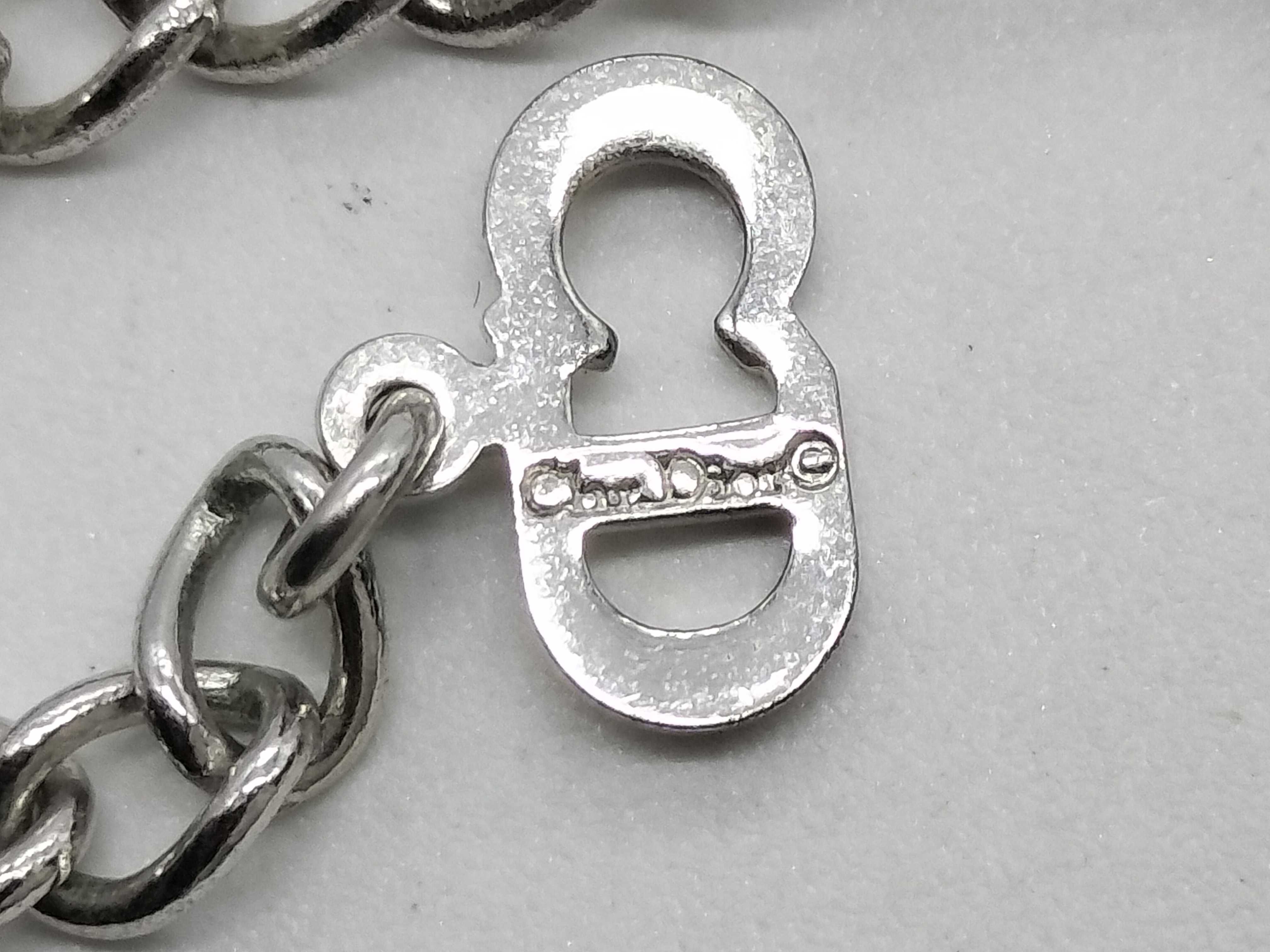 Rhinestone Silver Necklace — view 6
