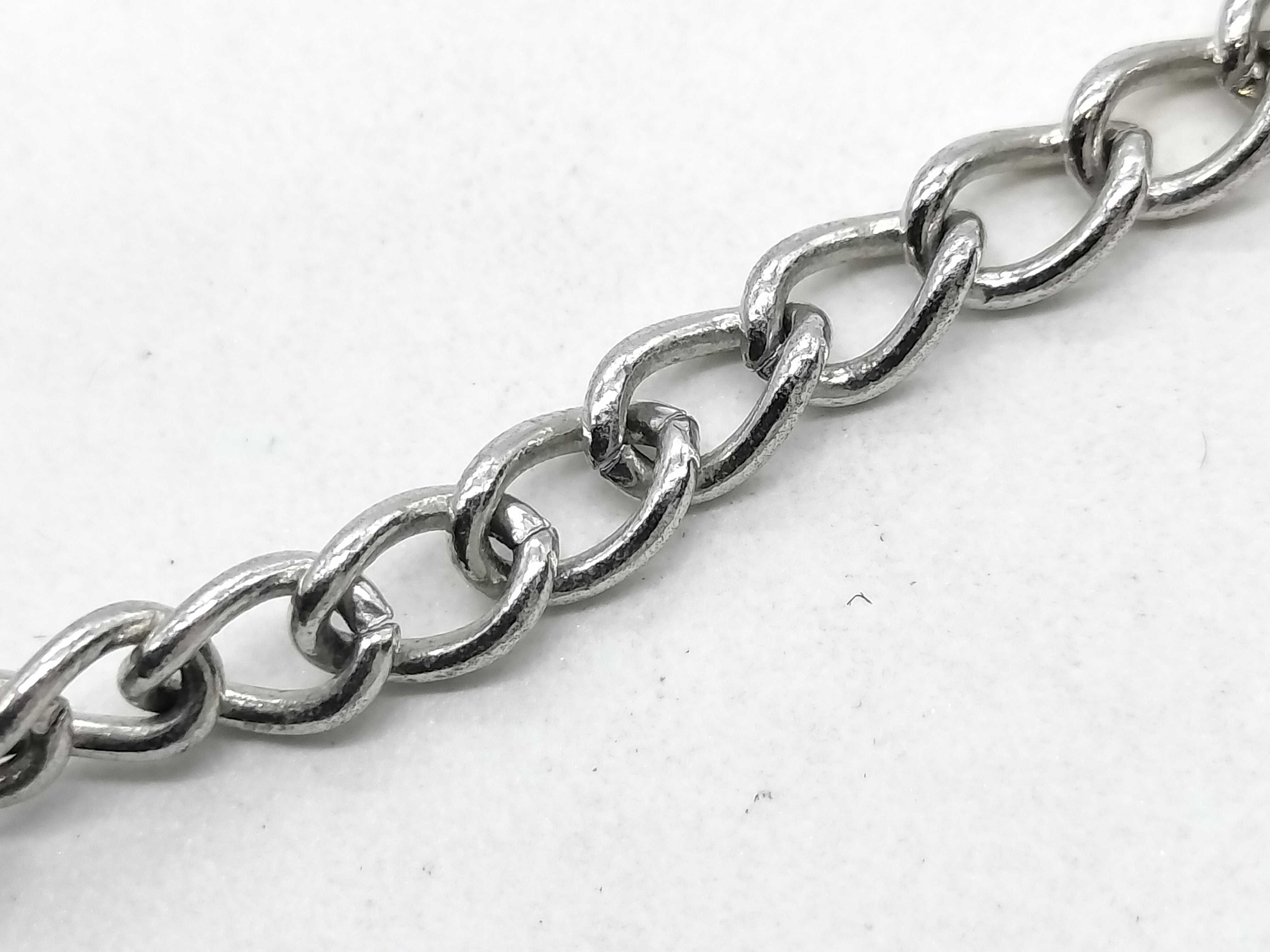 Rhinestone Silver Necklace — view 9