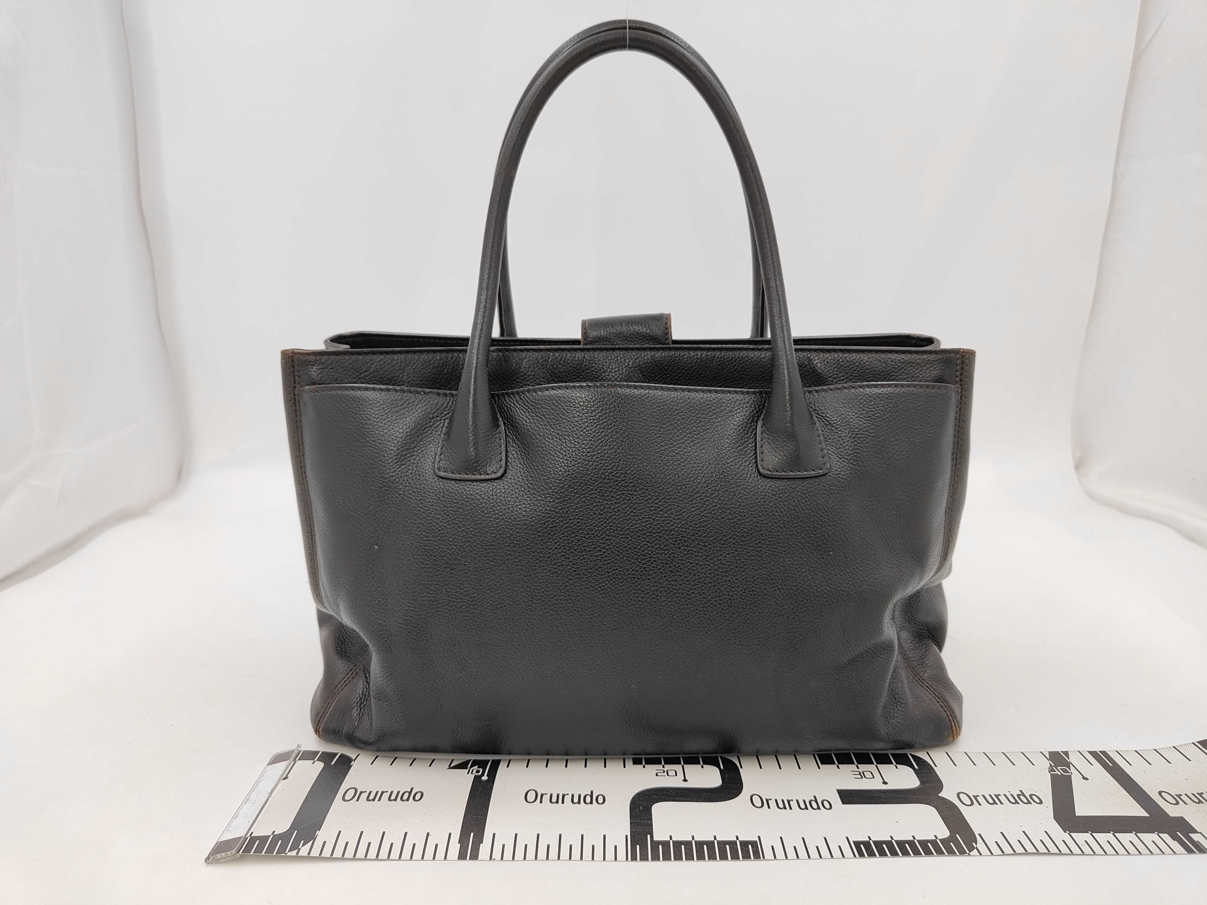 Executive Tote Coco Mark Leather Bag Tote Bag — view 2