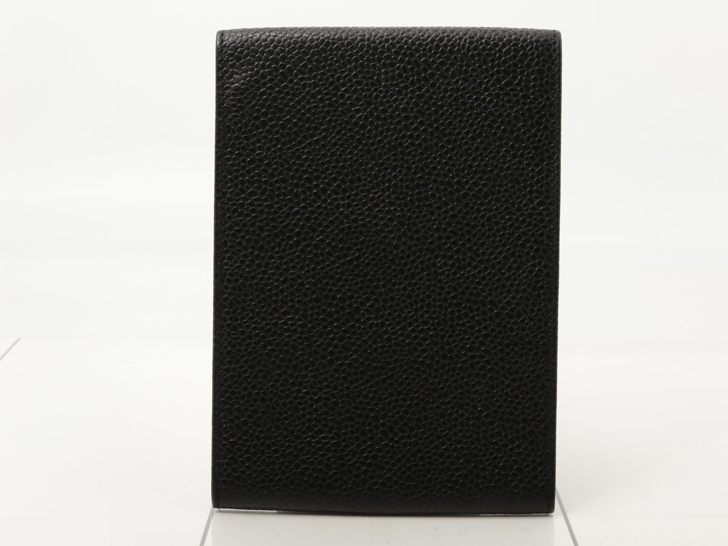 Caviar Skin Multi-Case, Coco Mark, Black, Unit 2 — view 2