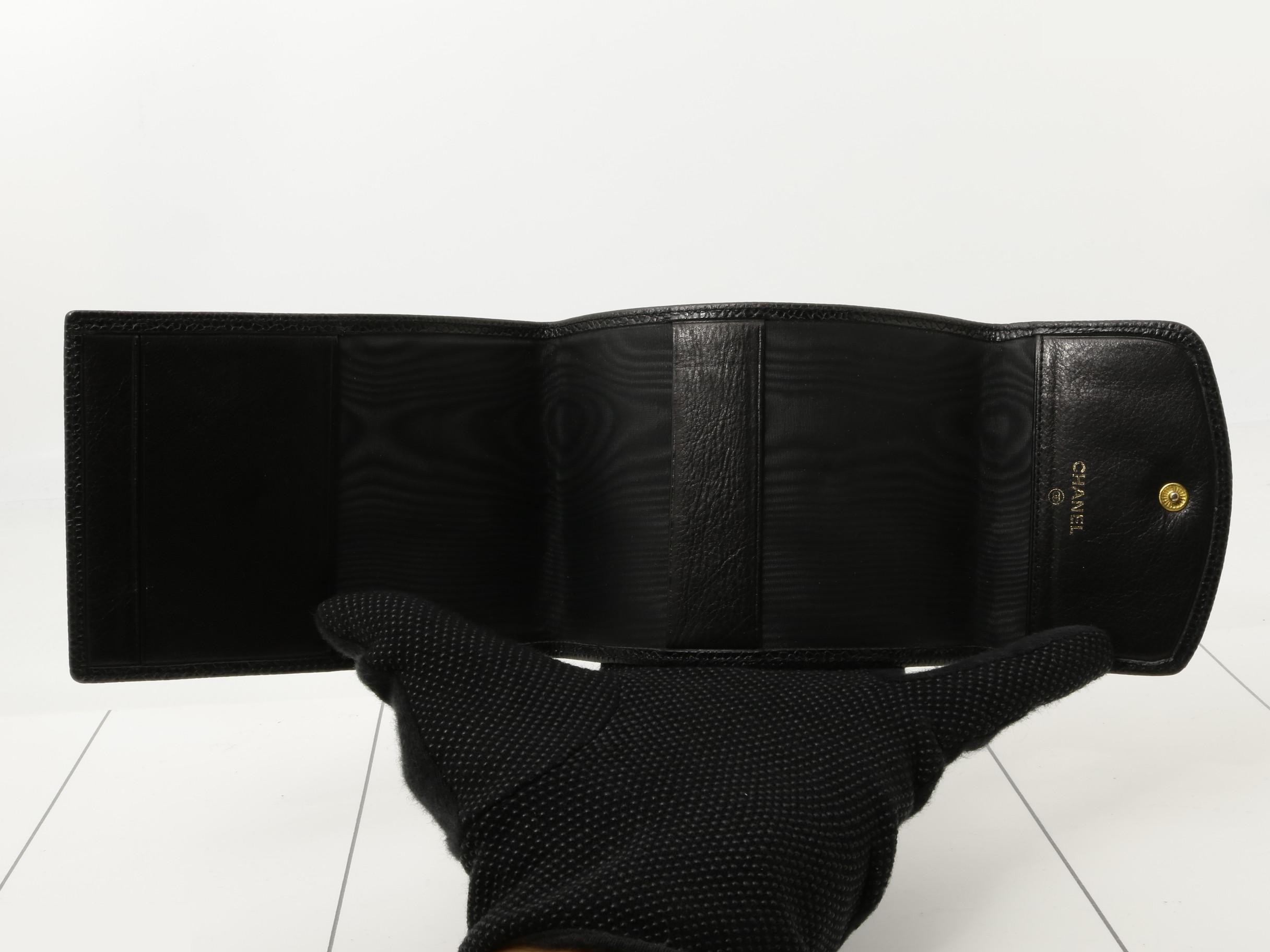 Caviar Skin Multi-Case, Coco Mark, Black, Unit 2 — view 4