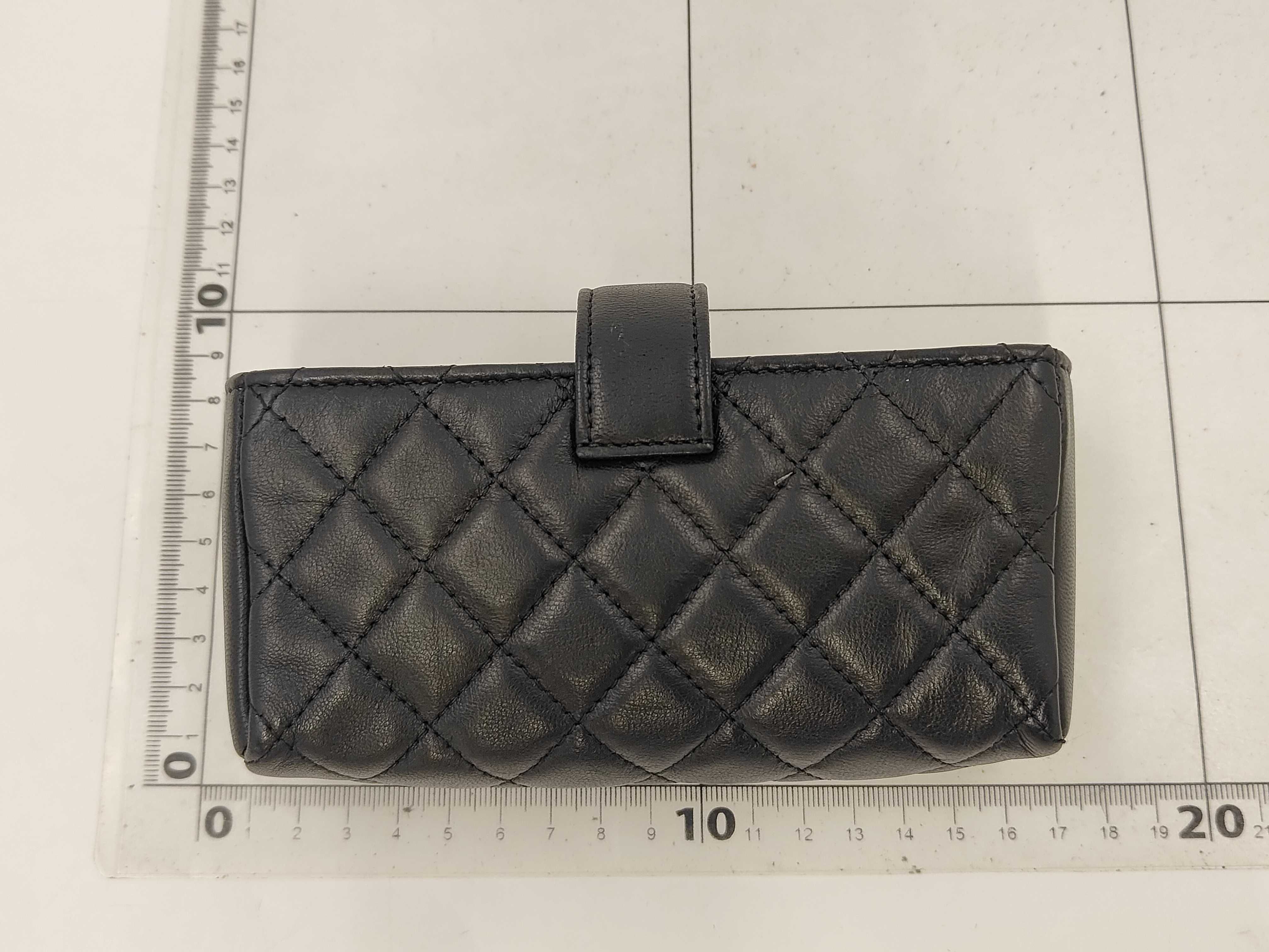 Matelassé Pouch, Black, Other Accessories — view 2