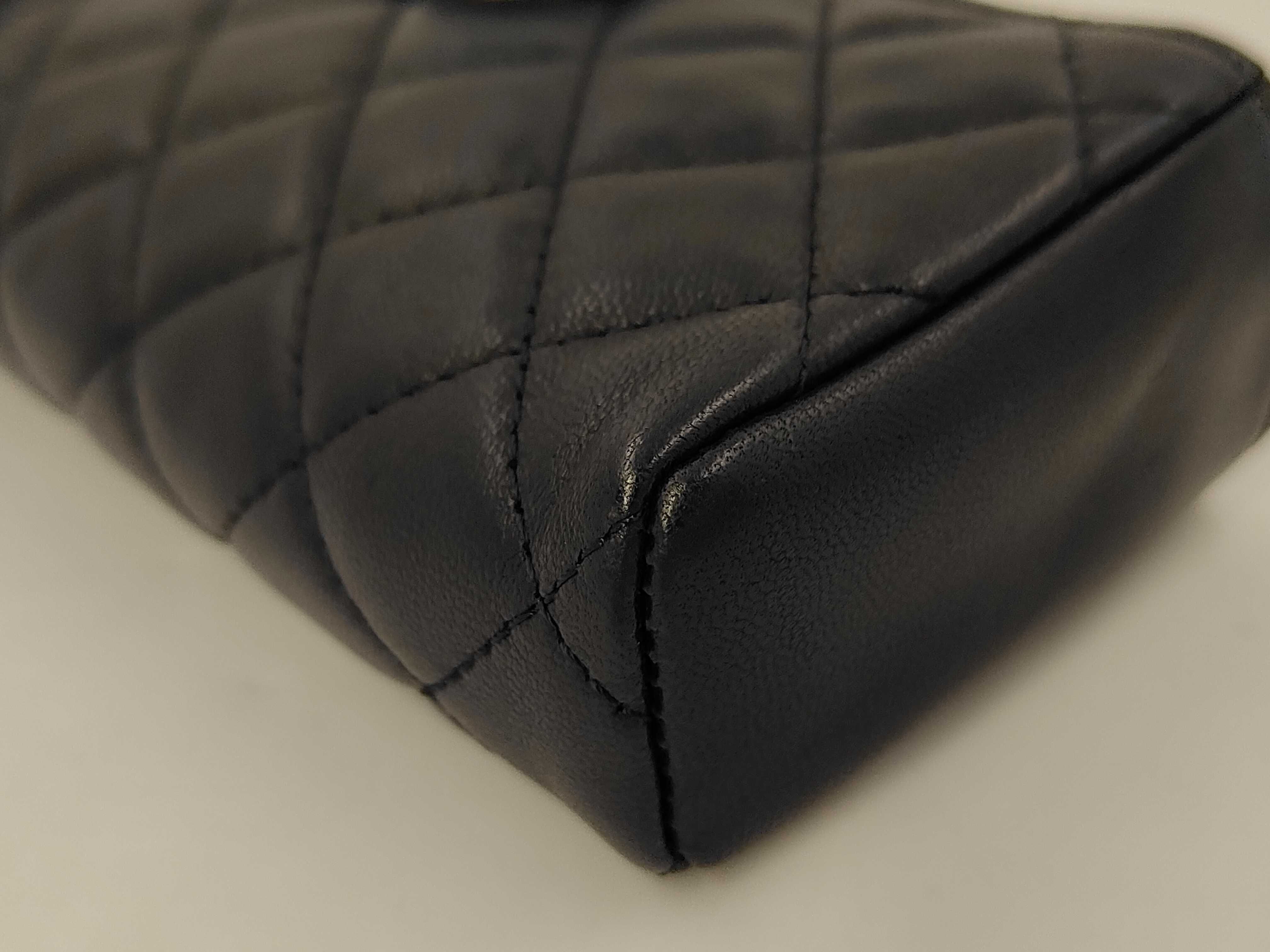 Matelassé Pouch, Black, Other Accessories — view 4