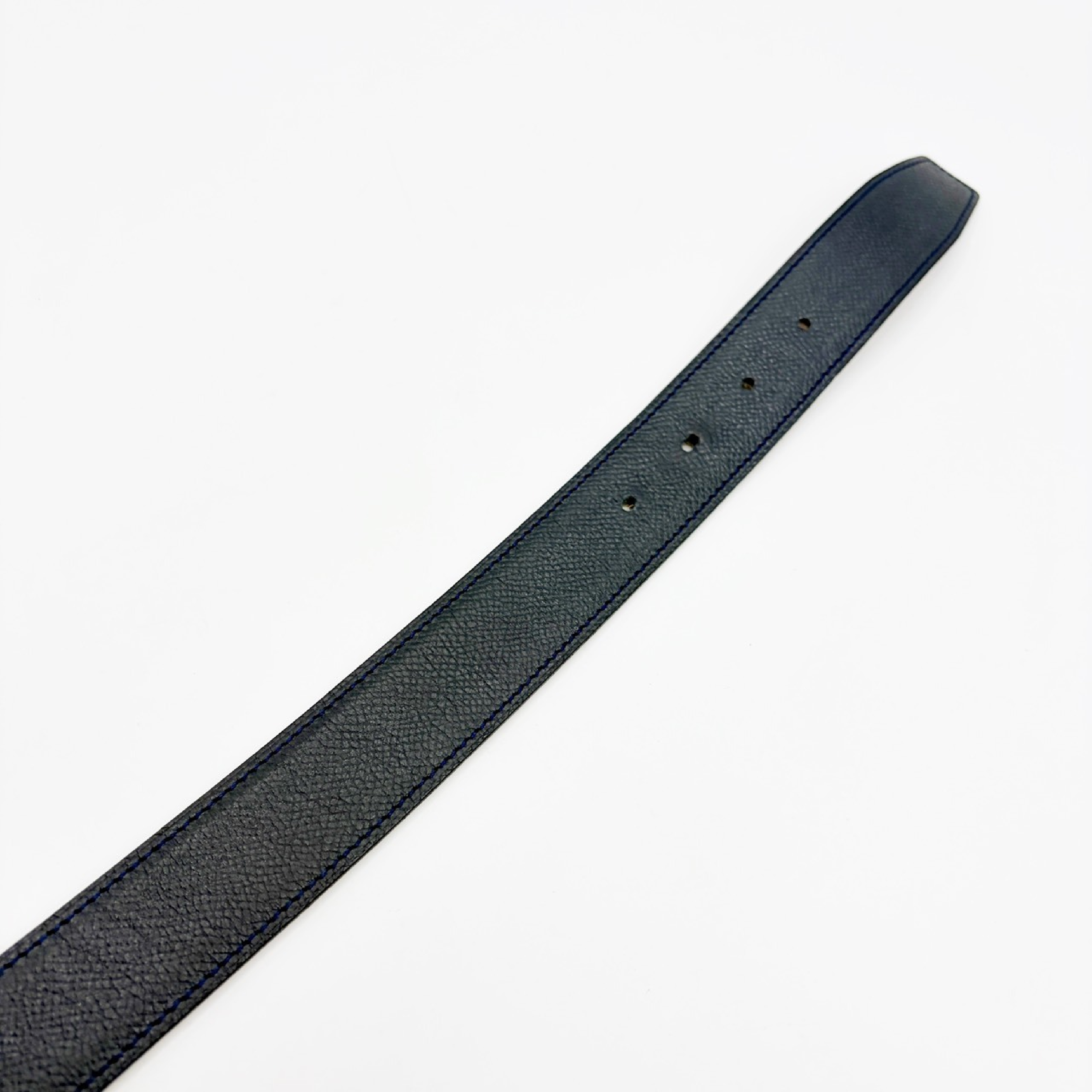 Constance 95 Belt, Gold Hardware, X Stamp — view 6
