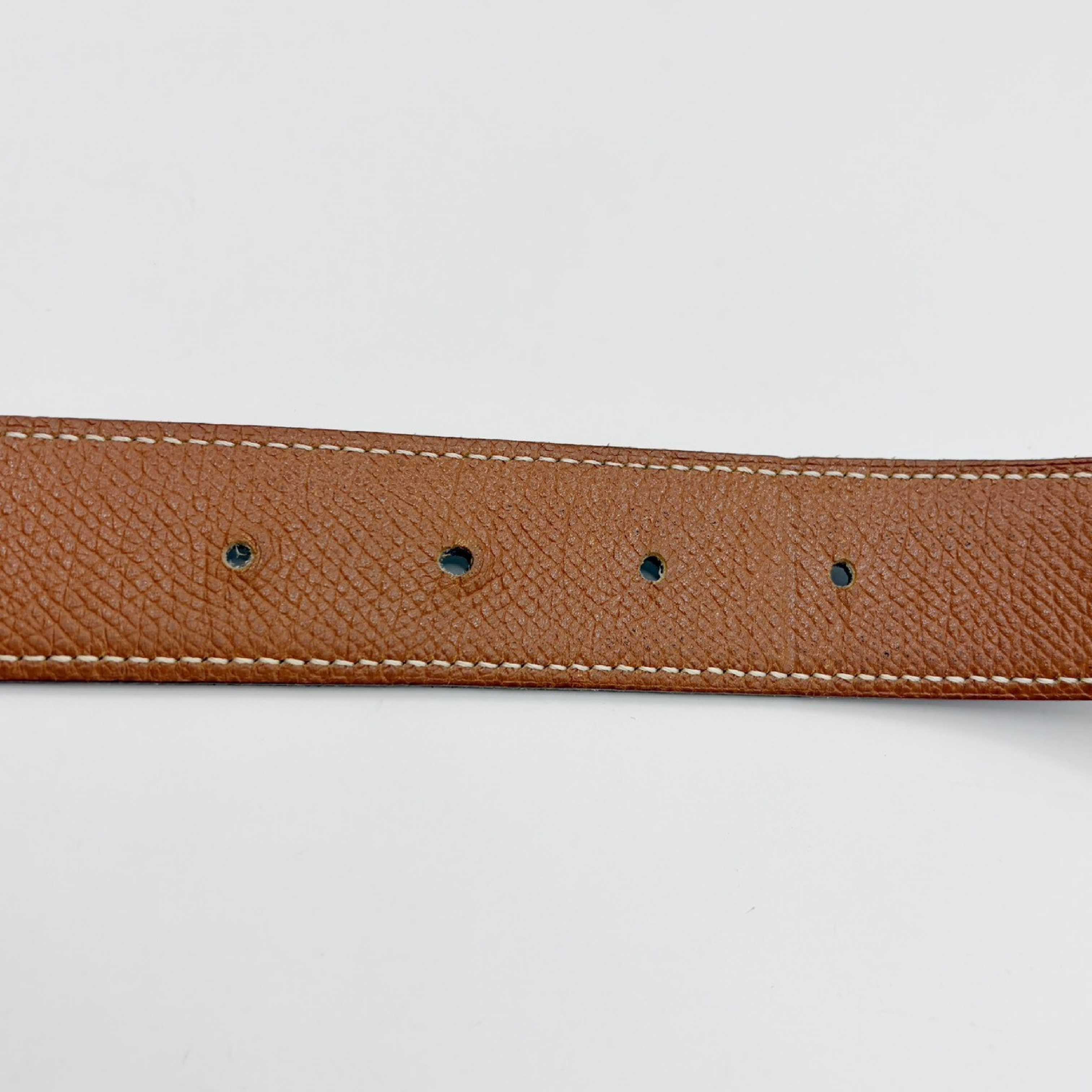 Constance 95 Belt, Gold Hardware, X Stamp — view 8