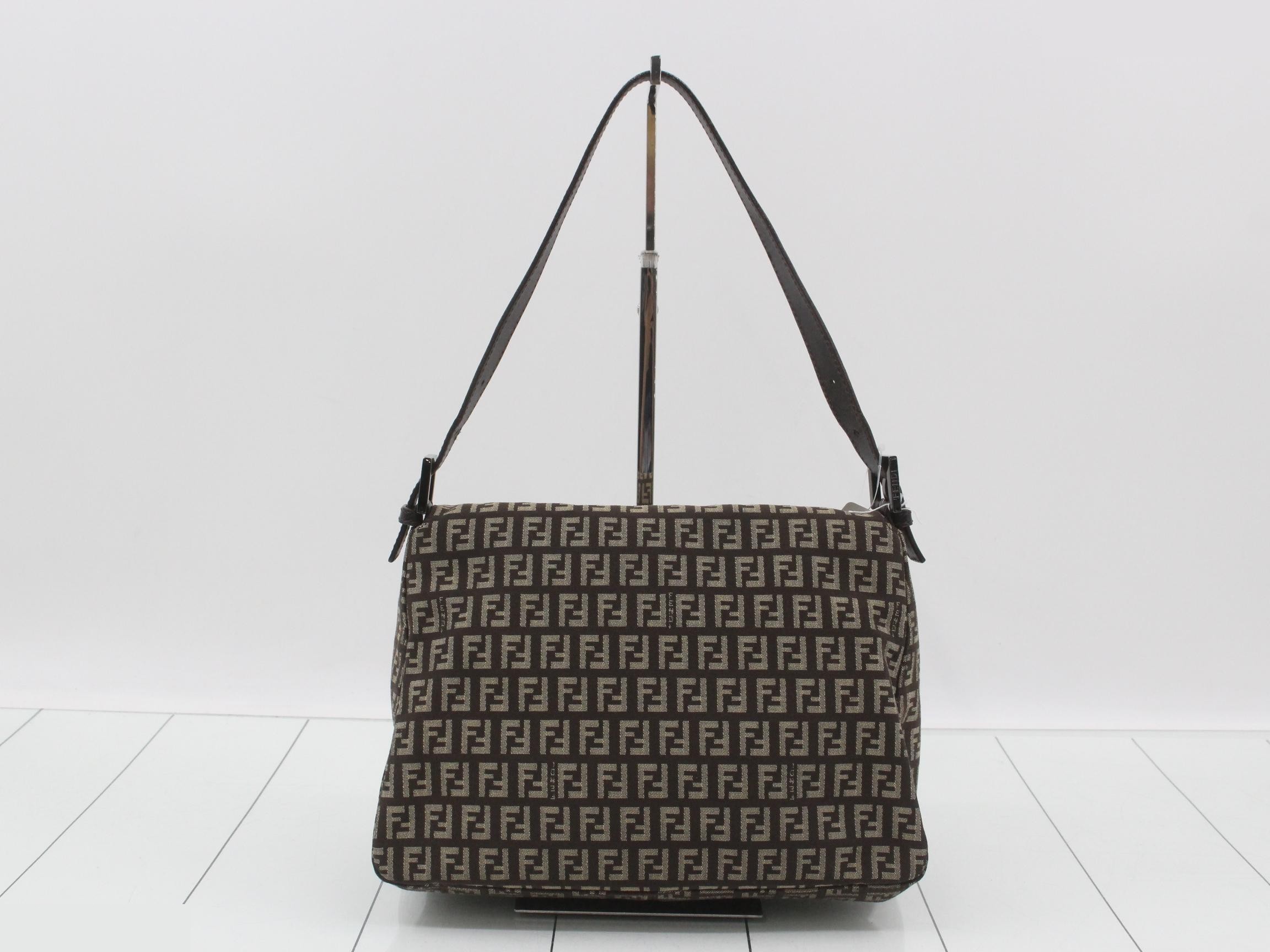 Mamma Bucket 8BR001 Canvas x Leather Shoulder Bag — view 2