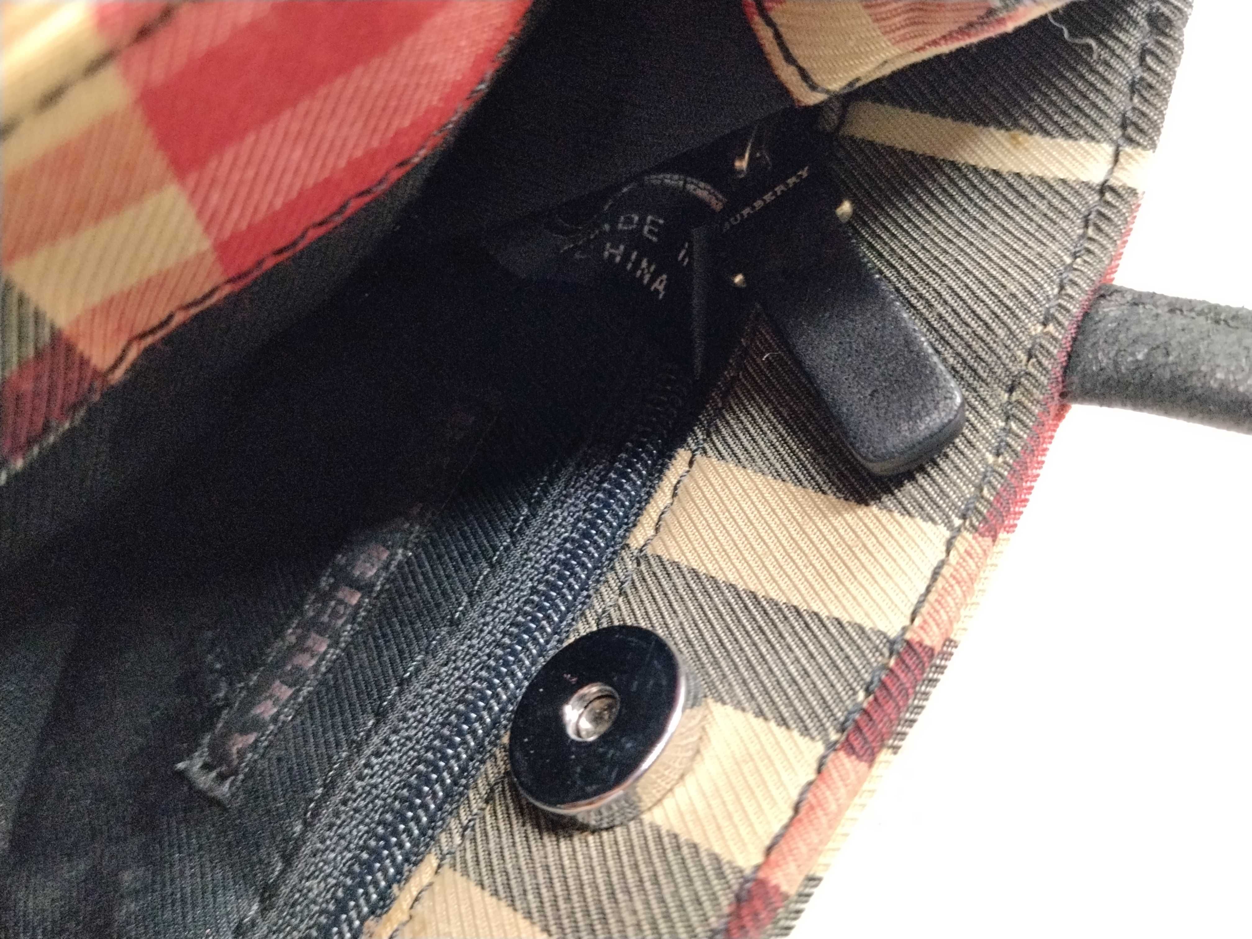 London Check Pattern Handbag — view 12