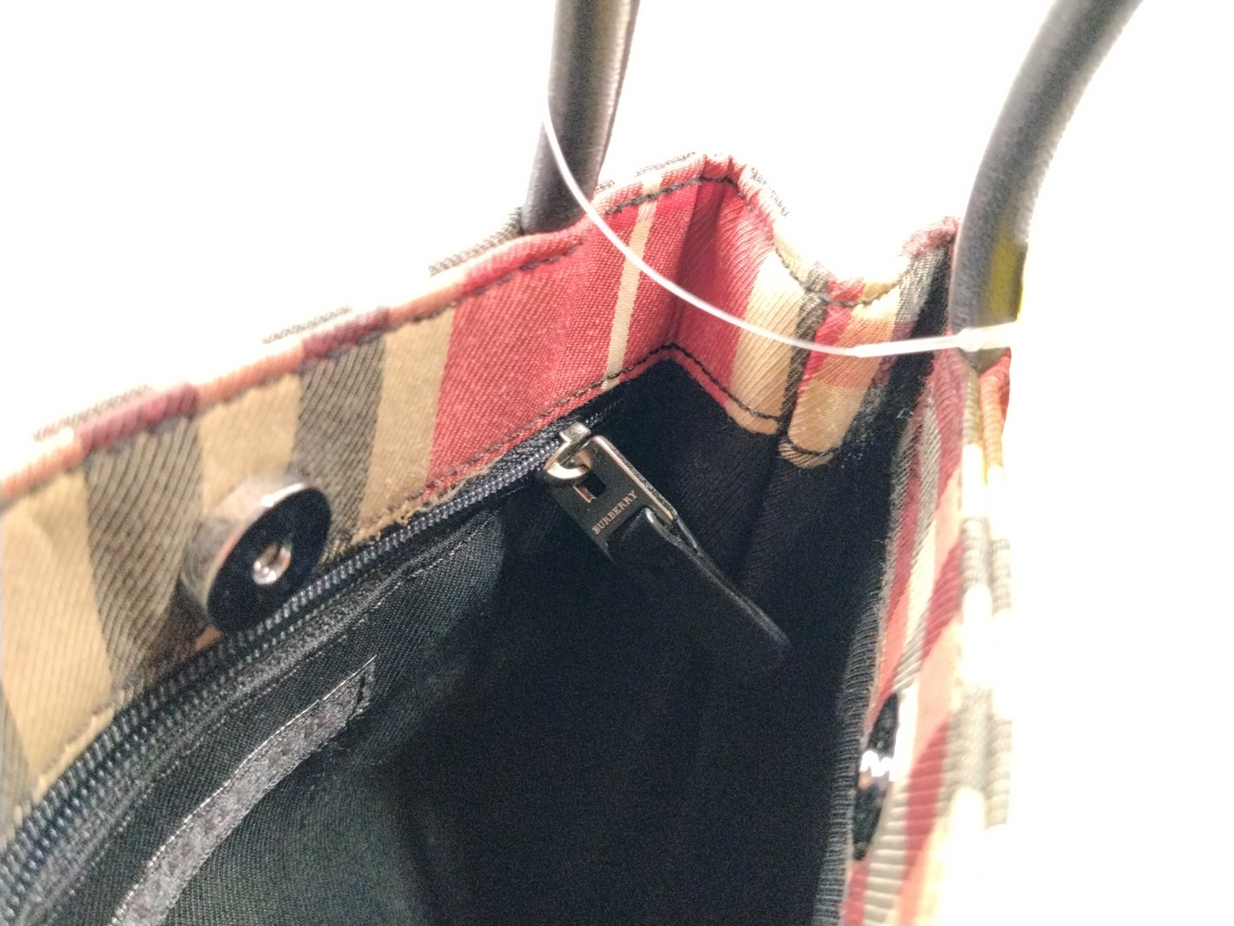 London Check Pattern Handbag — view 9