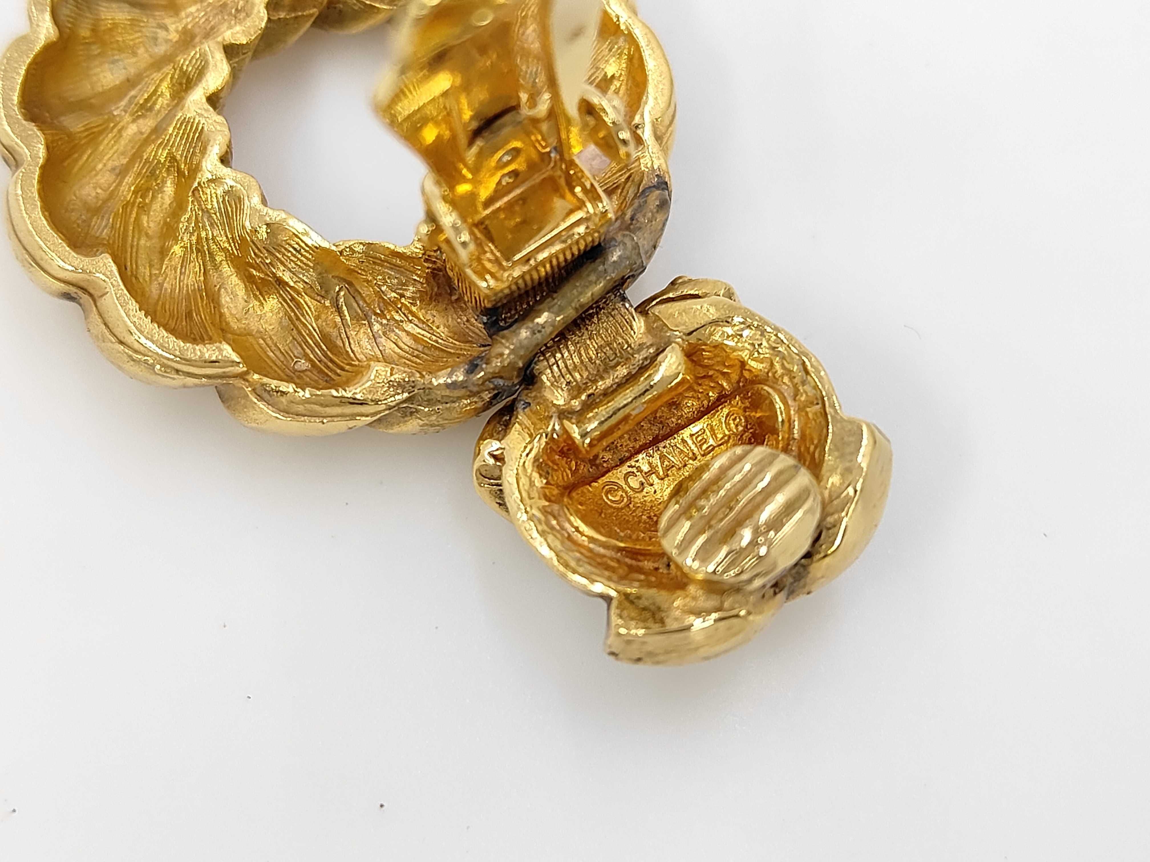 Coco Mark Twist Hoop Earrings — view 5