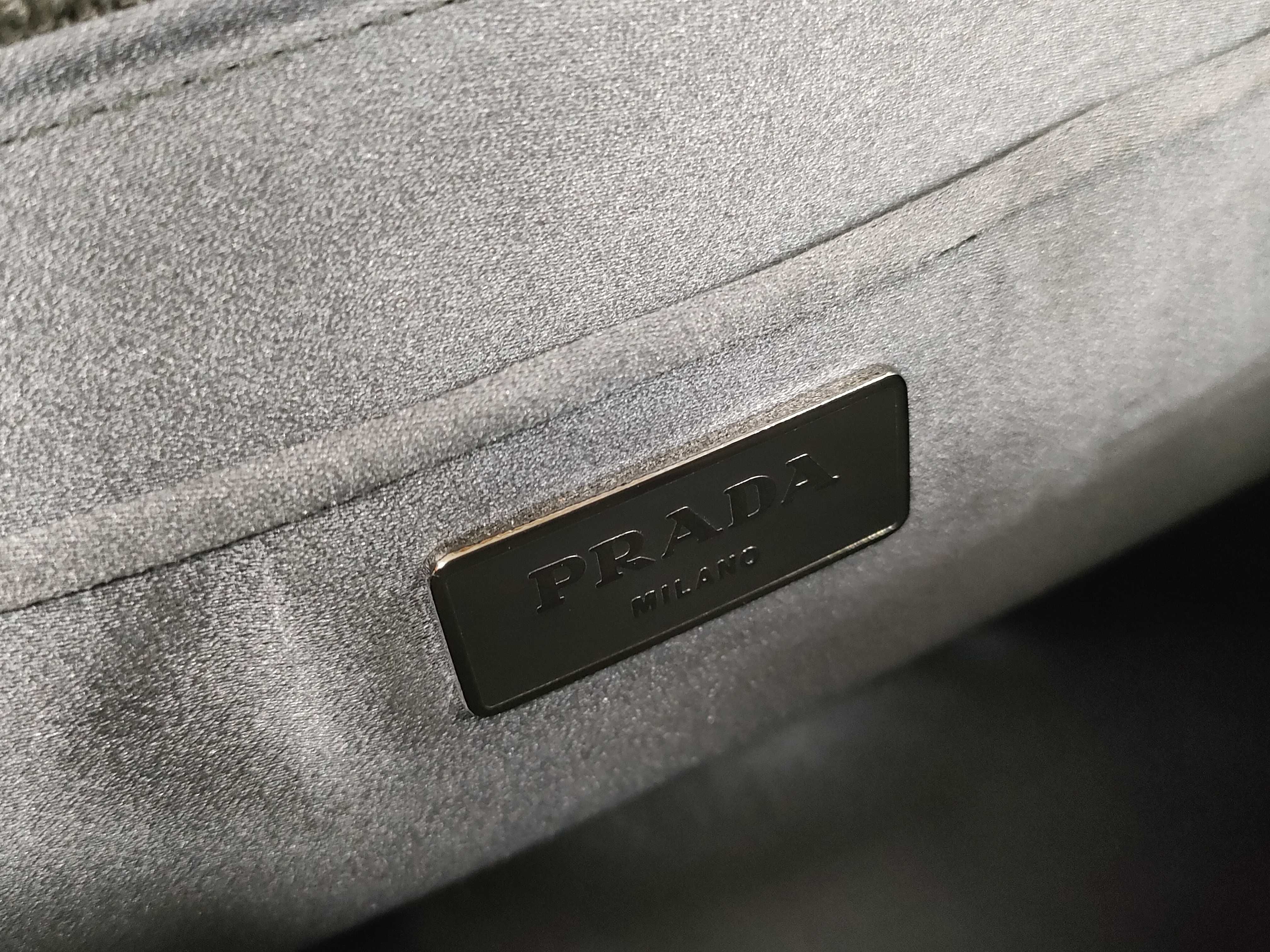 handbag, satin, gray, embroidered handbag — view 12