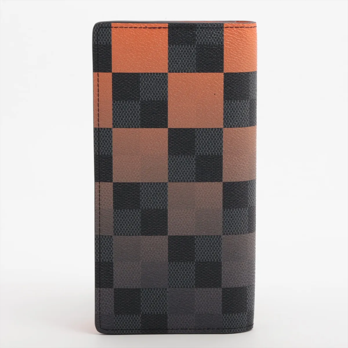 Damier Graphite Giant Portefeuille Blaza NM N60424 Orange x Black Long Wallet — view 2