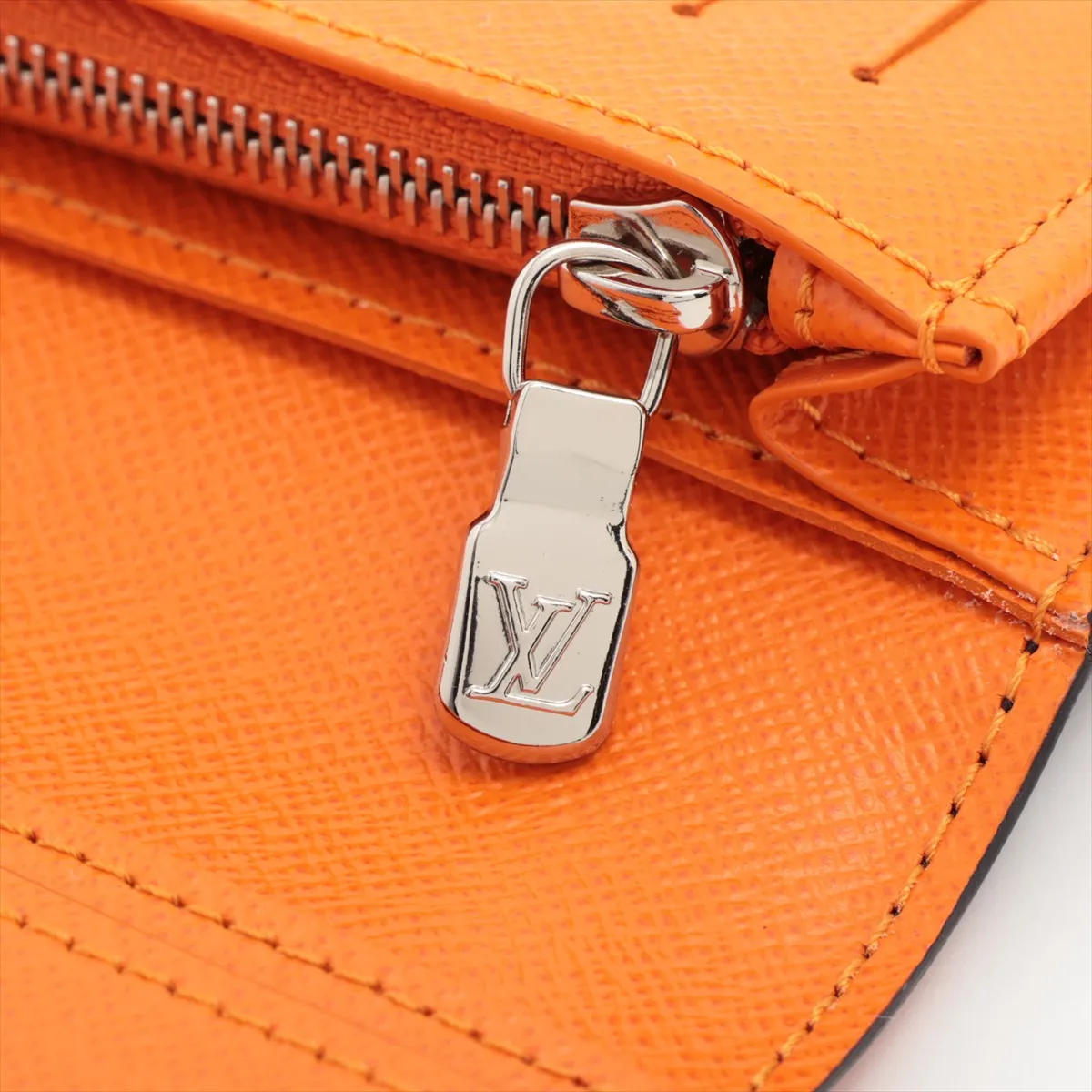 Damier Graphite Giant Portefeuille Blaza NM N60424 Orange x Black Long Wallet — view 11