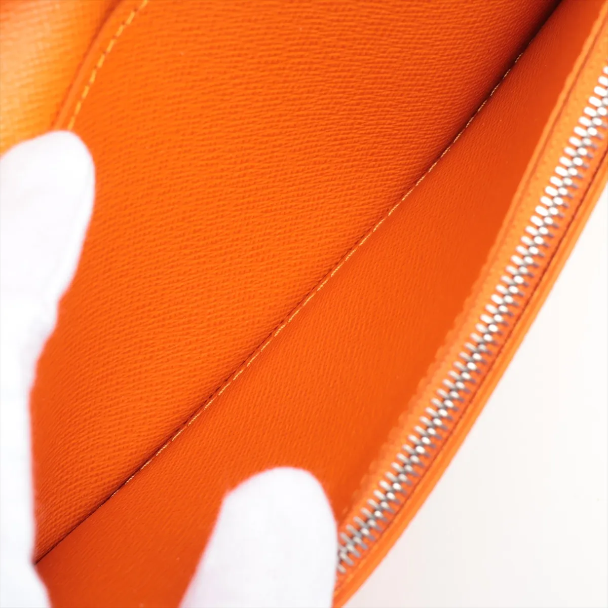 Damier Graphite Giant Portefeuille Blaza NM N60424 Orange x Black Long Wallet — view 7