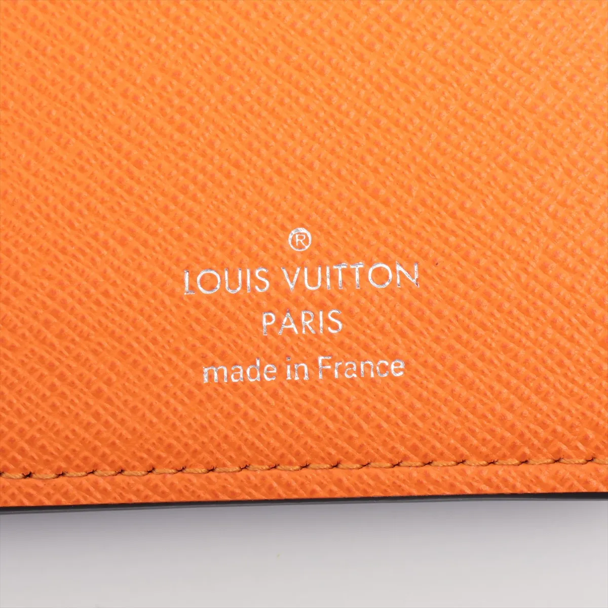 Damier Graphite Giant Portefeuille Blaza NM N60424 Orange x Black Long Wallet — view 10