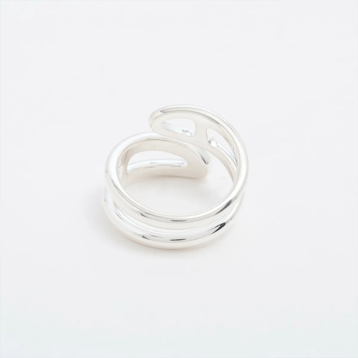 Chaine d'Ancre Punk Twist 2025 Ring, Size 58, 925 Sterling Silver, 8.4g, Silver, — view 2