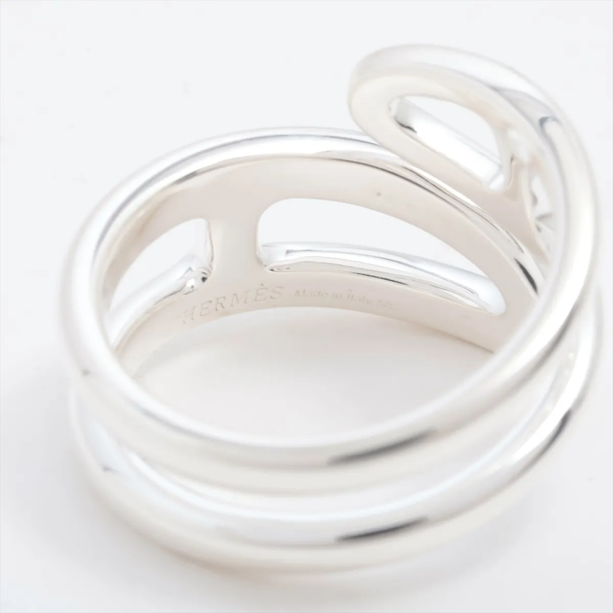 Chaine d'Ancre Punk Twist 2025 Ring, Size 58, 925 Sterling Silver, 8.4g, Silver, — view 3