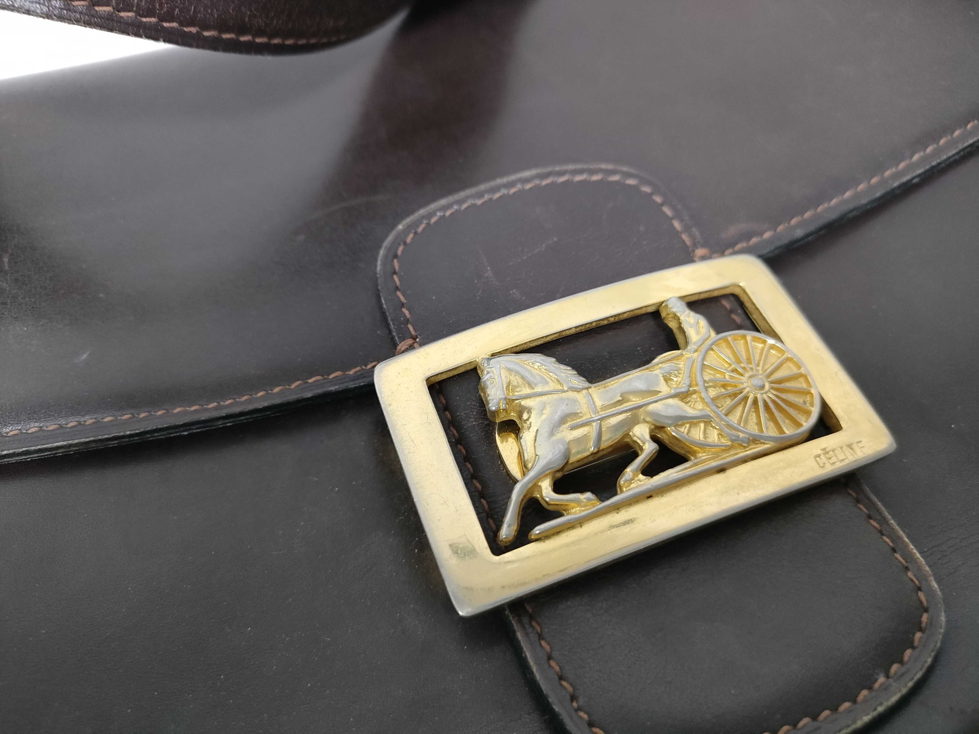 carriage metal shoulder bag — view 12