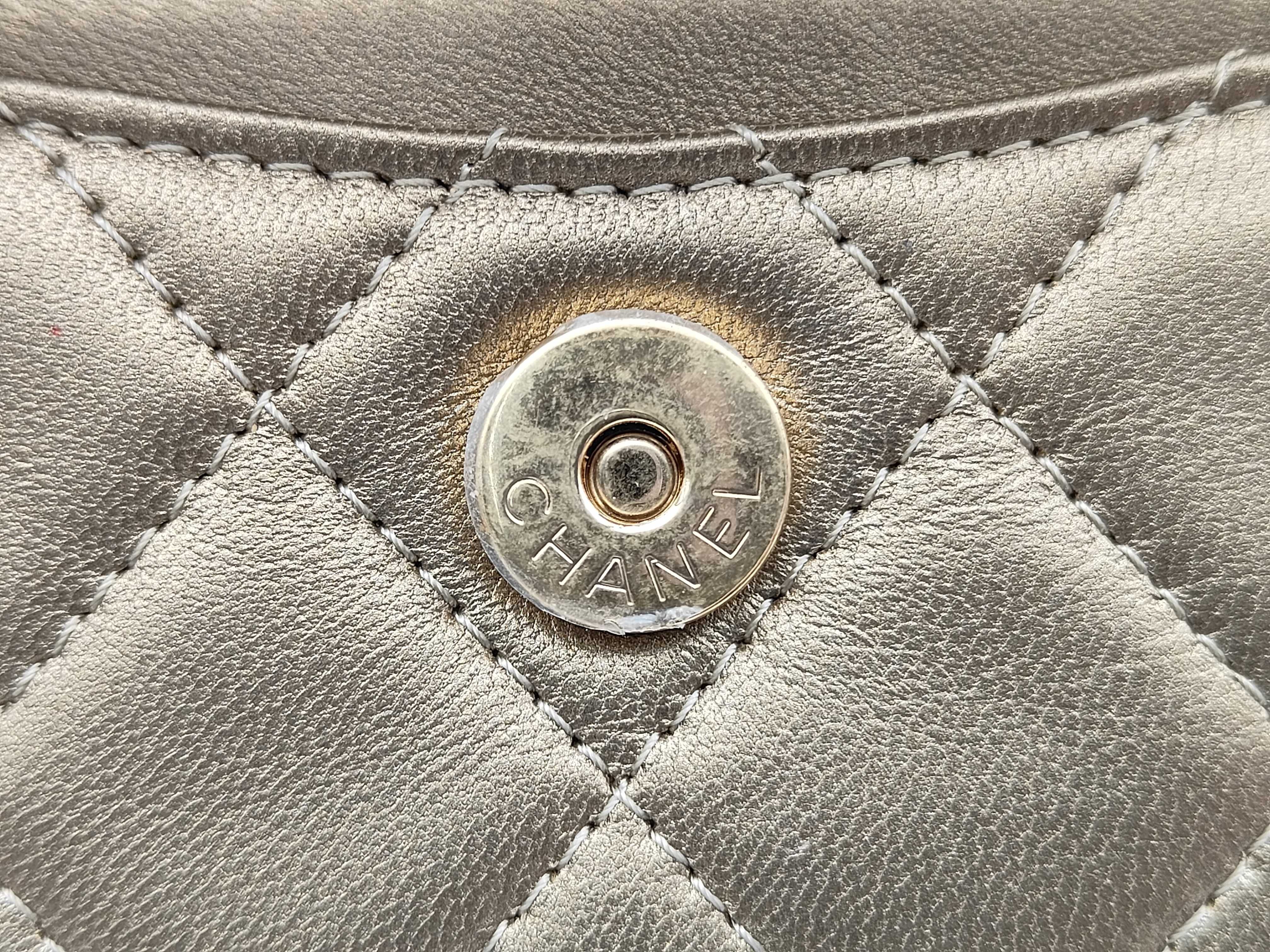 Matelassé Chain Shoulder Bag — view 8