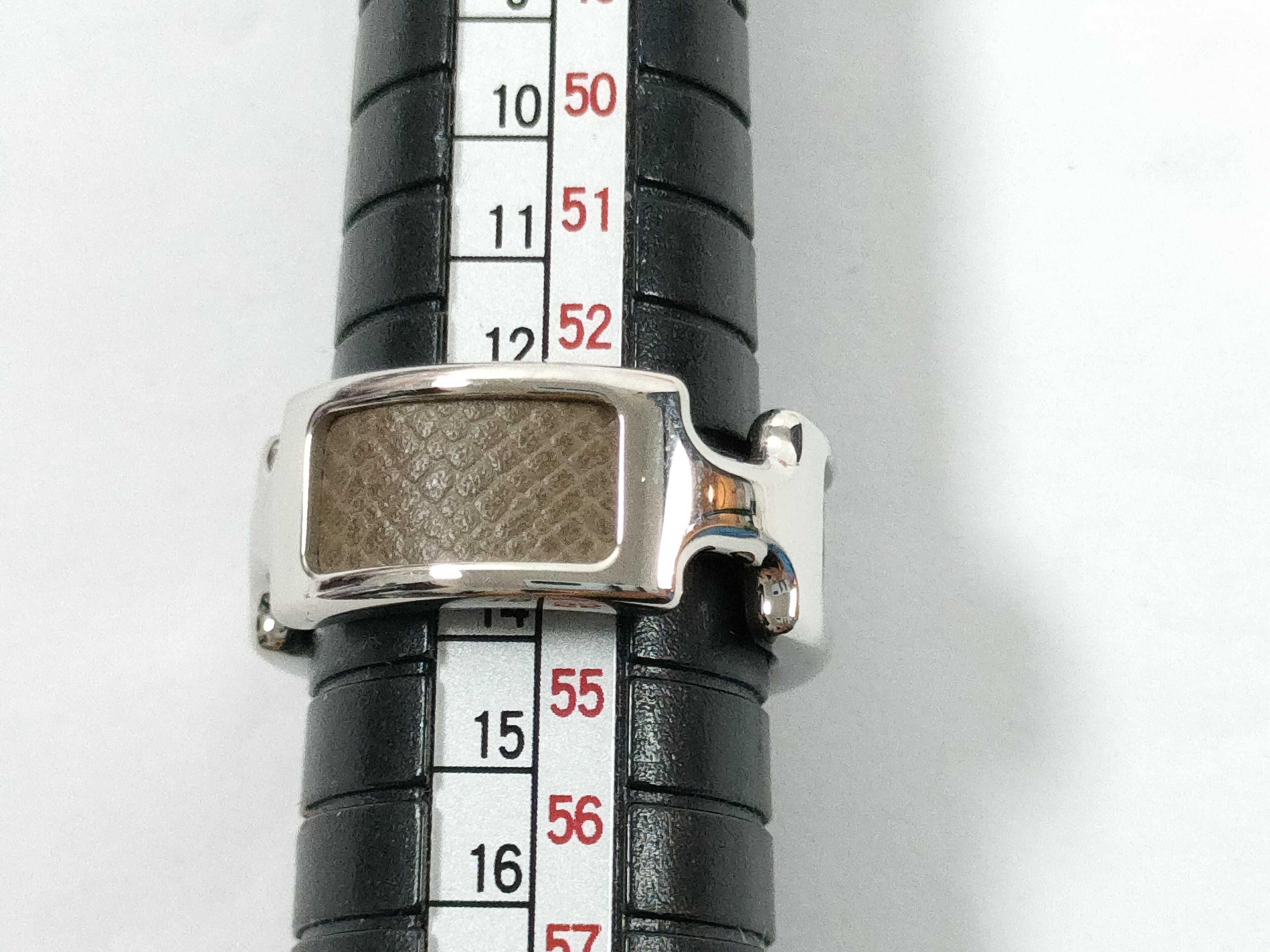 Olympus Ring PM Etoupe Silver Hardware Size M Hermes Ring — view 7