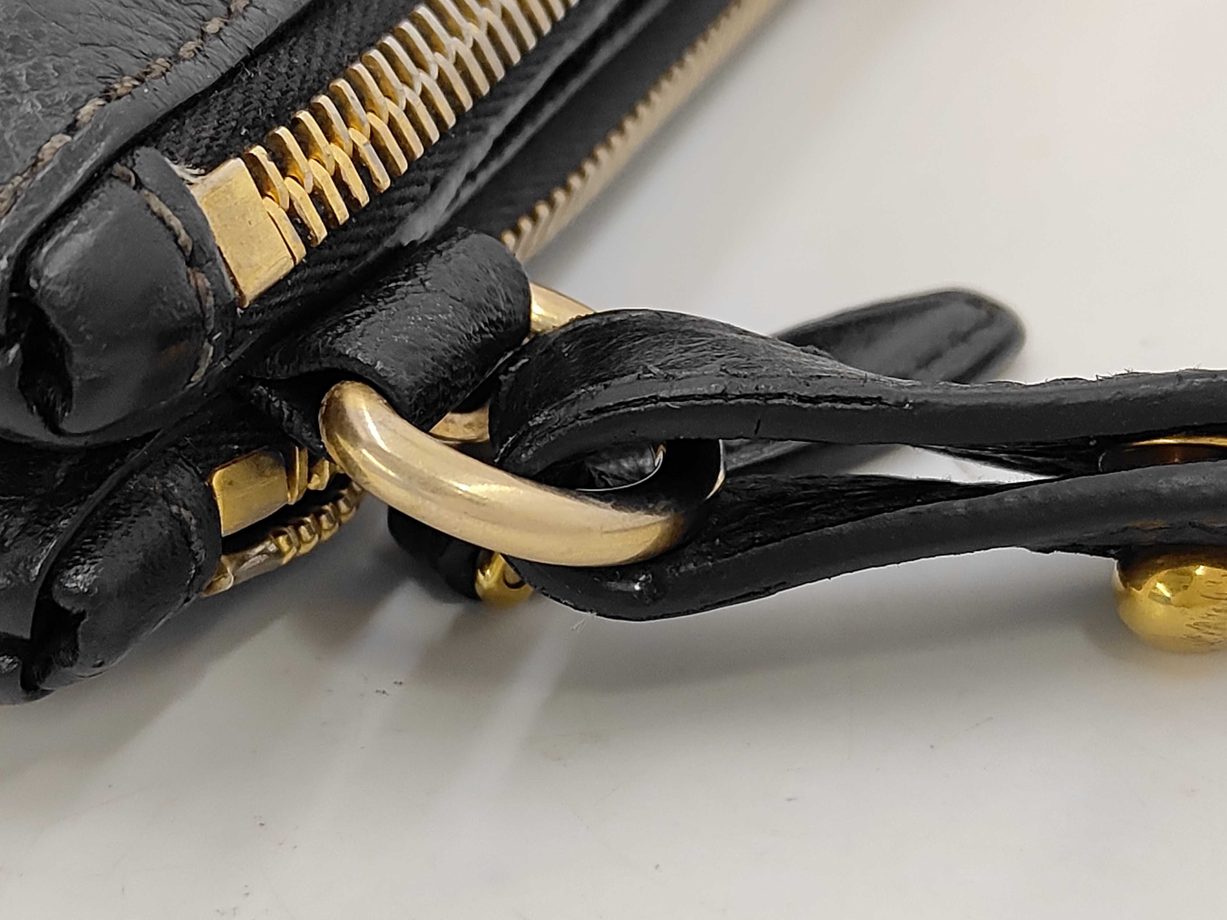 Vitello Daino Leather Double-Zip Crossbody Bag (Shoulder Bag) — view 5