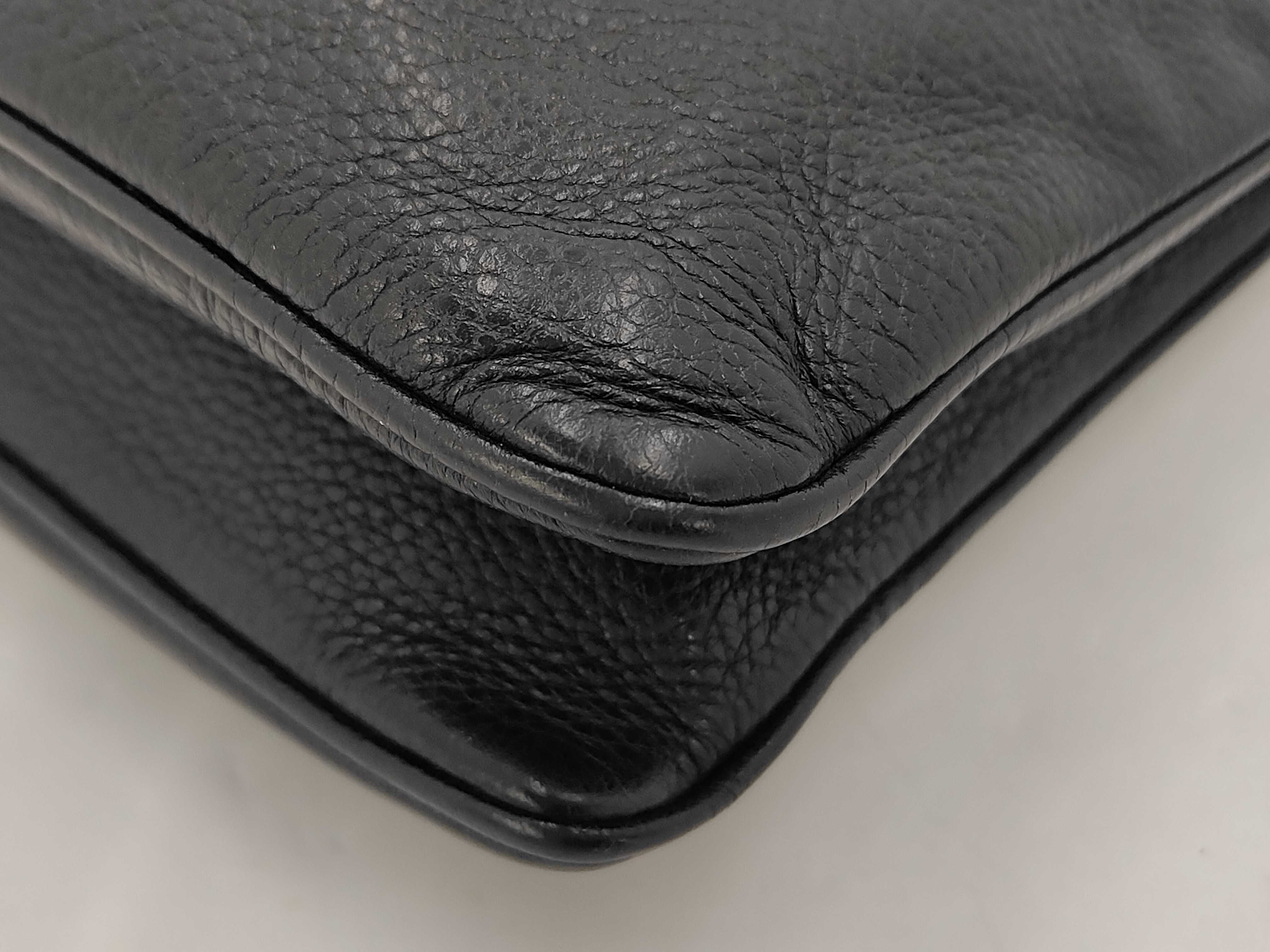 Vitello Daino Leather Double-Zip Crossbody Bag (Shoulder Bag) — view 7