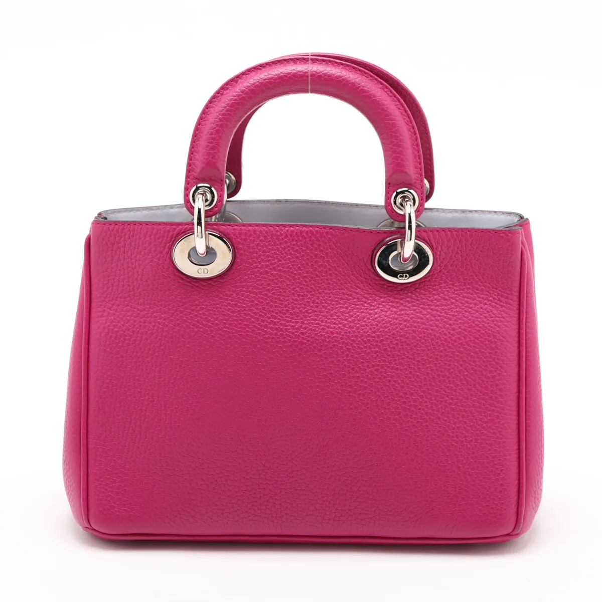 Diorissimo Leather 2-Way Handbag, Purple — view 2
