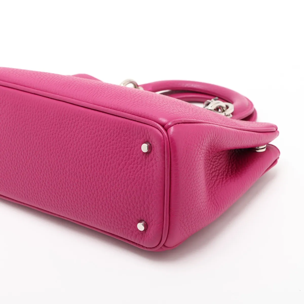 Diorissimo Leather 2-Way Handbag, Purple — view 3