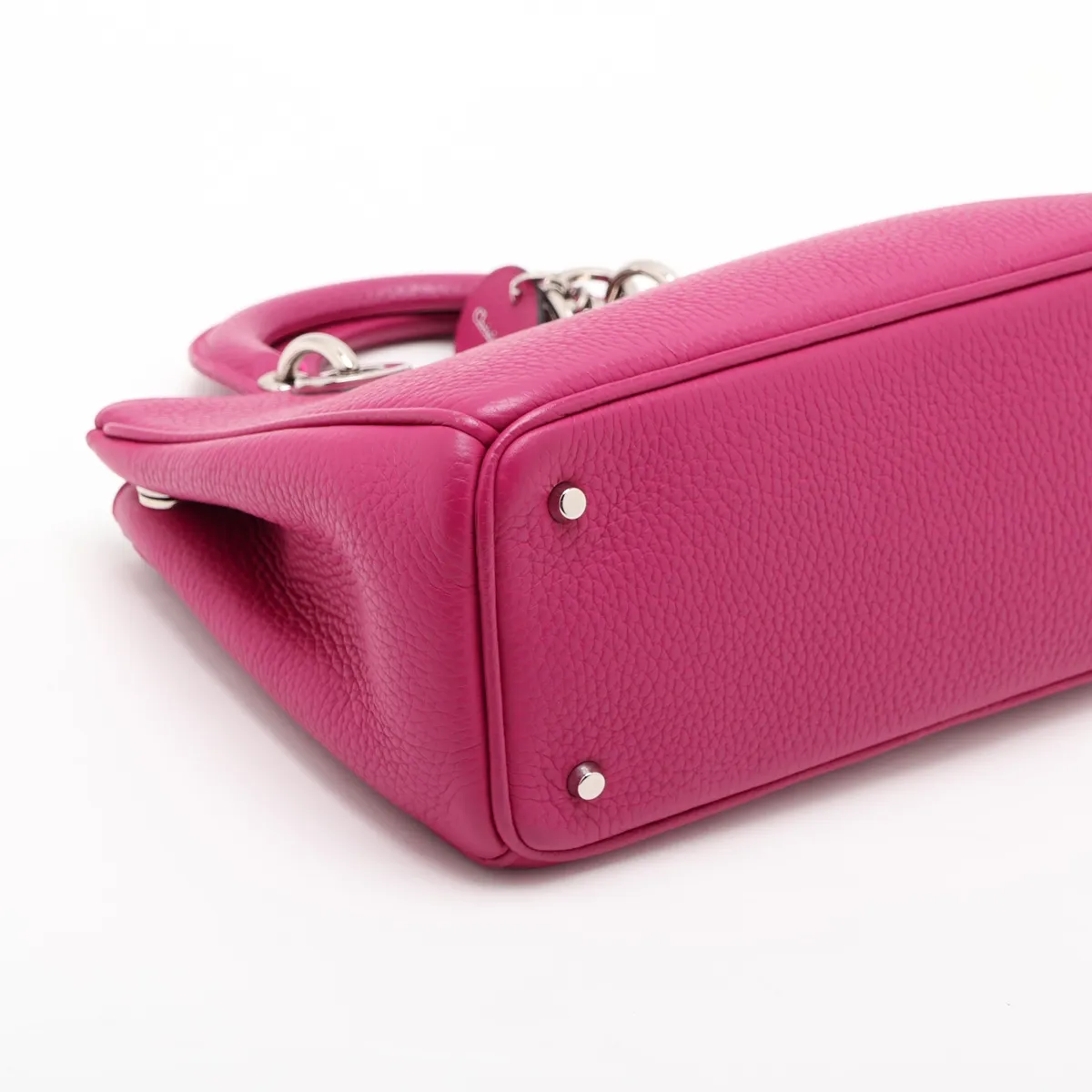 Diorissimo Leather 2-Way Handbag, Purple — view 4