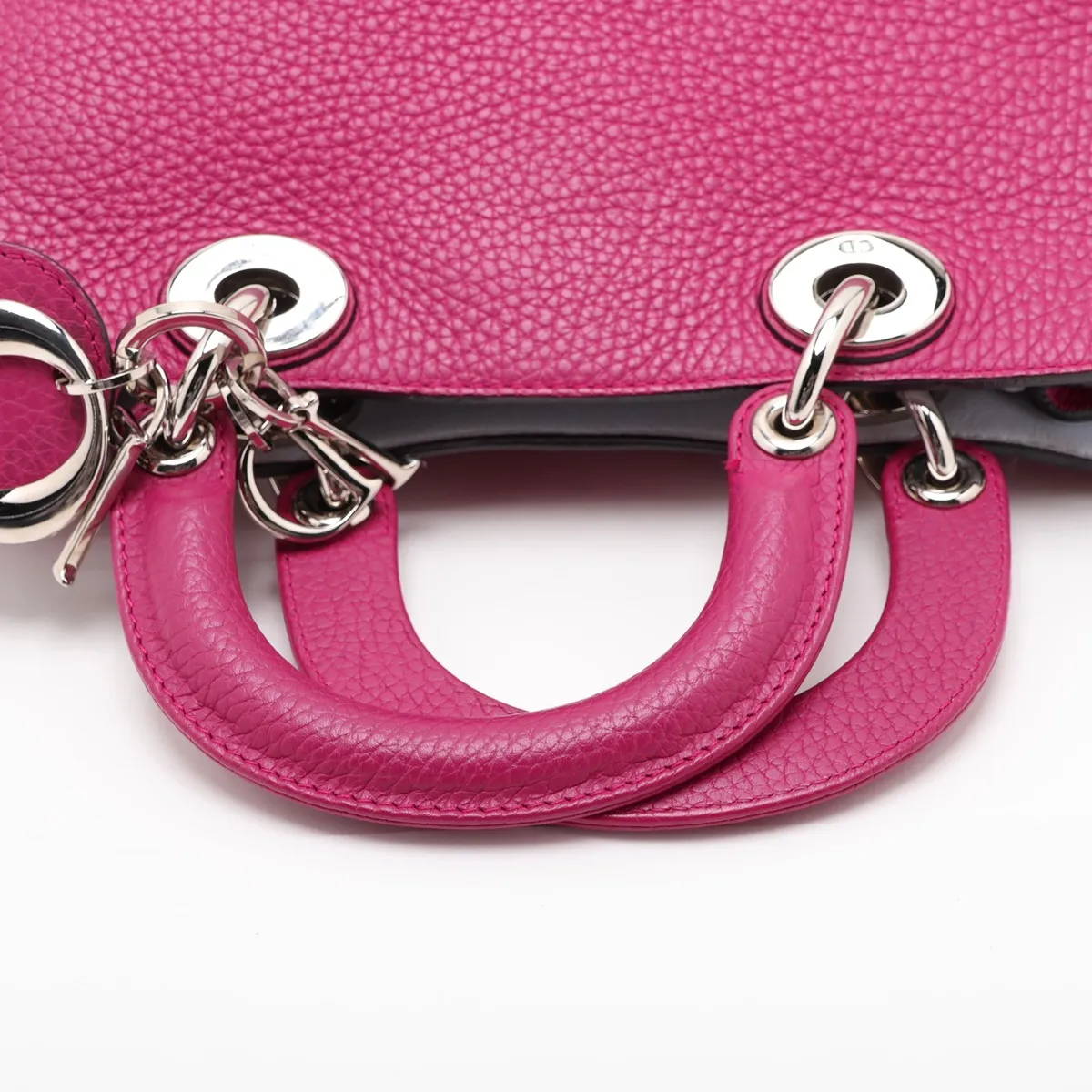 Diorissimo Leather 2-Way Handbag, Purple — view 5