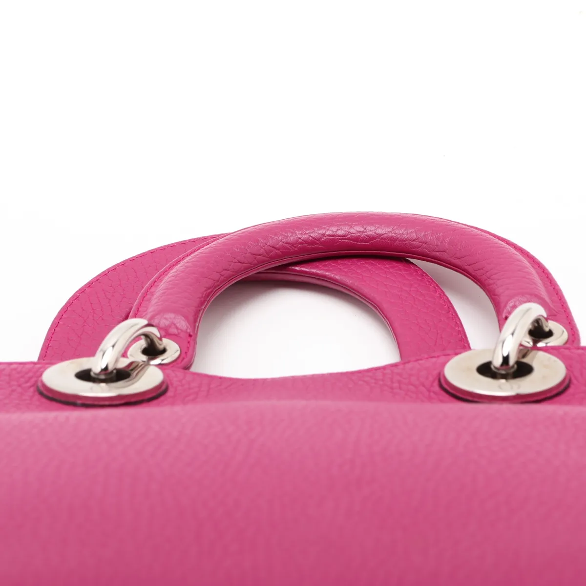 Diorissimo Leather 2-Way Handbag, Purple — view 6