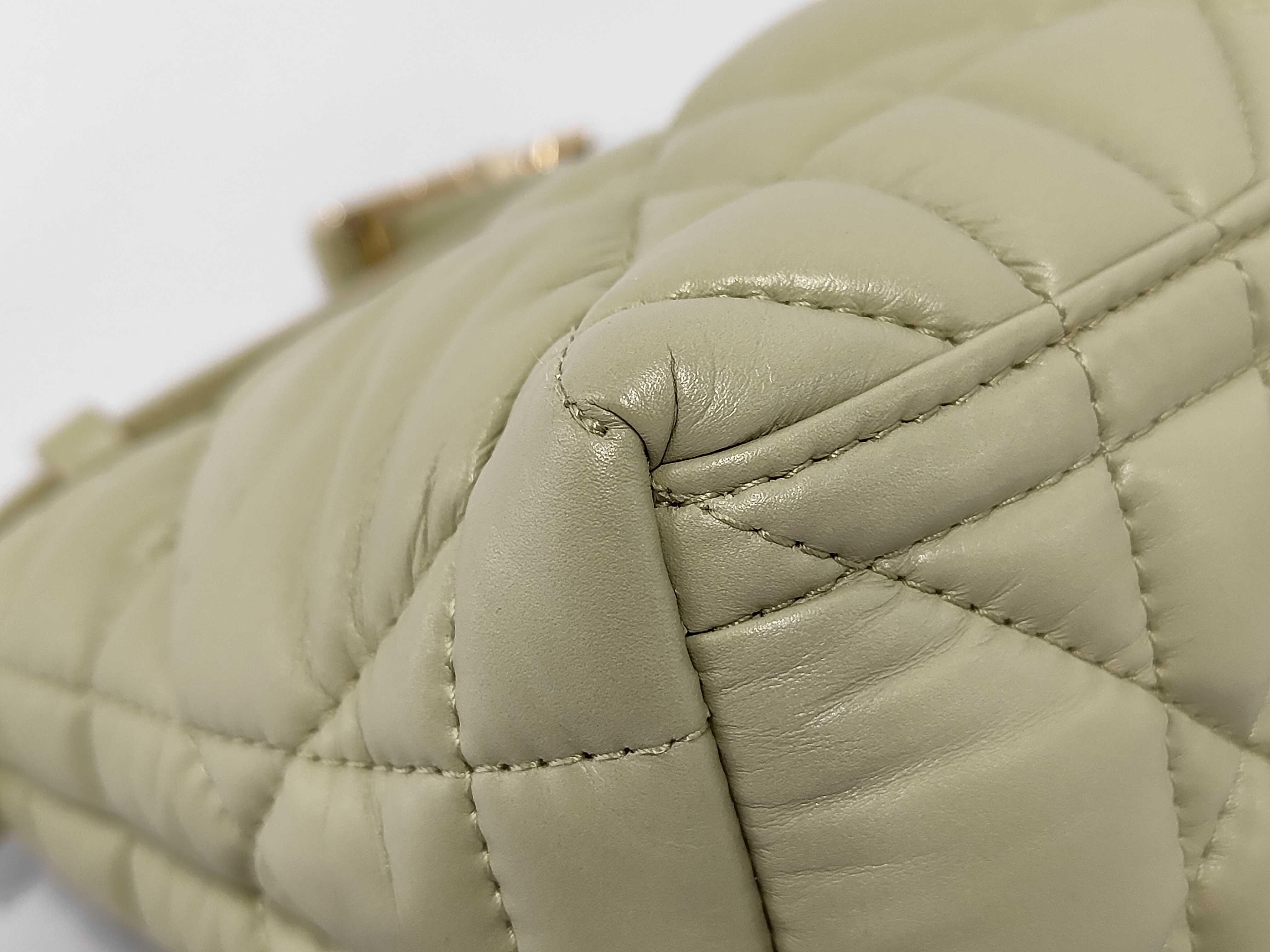 Nomad Pouch Cannage Lambskin Khaki Pouch — view 4