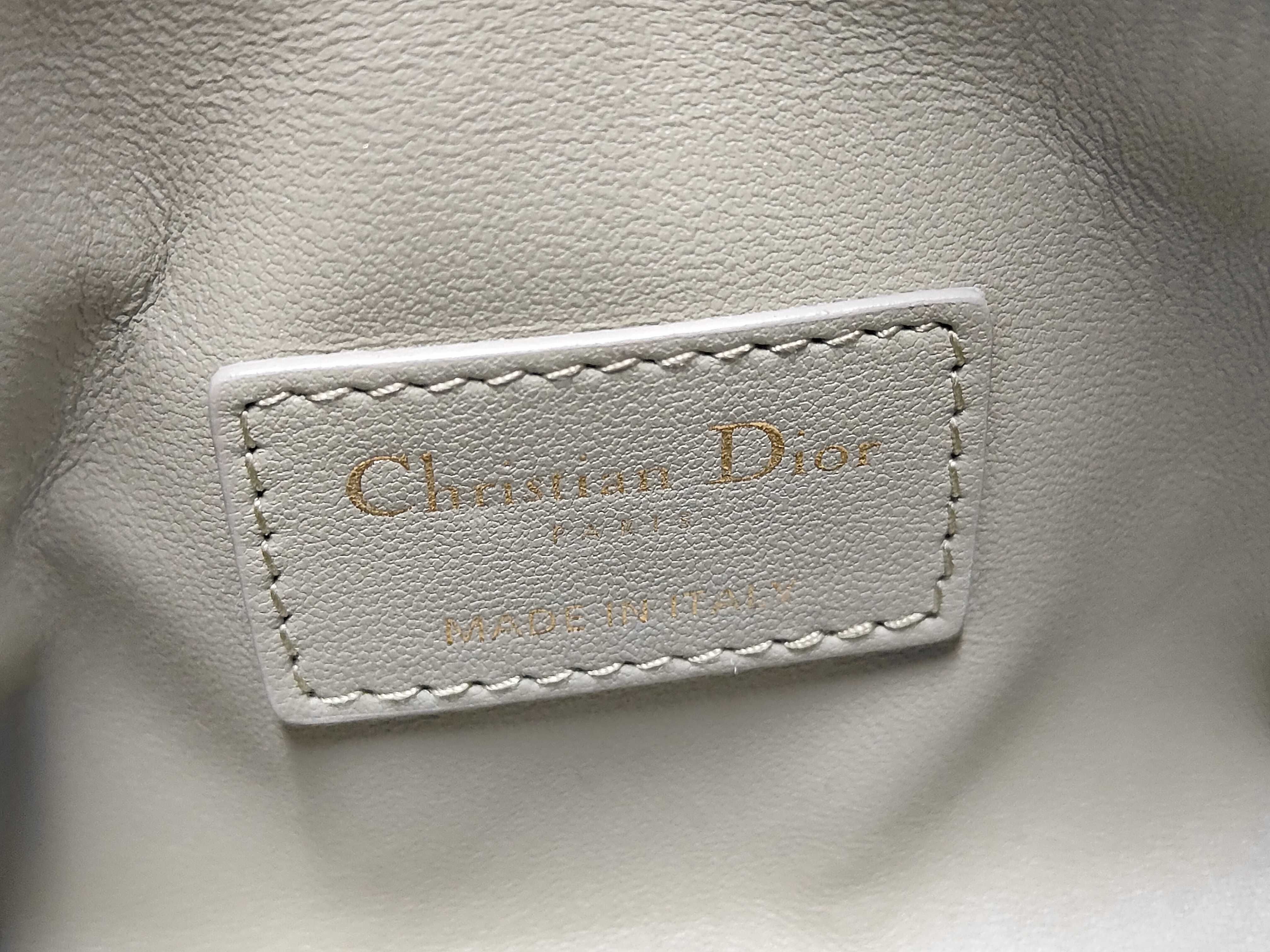 Nomad Pouch Cannage Lambskin Khaki Pouch — view 9