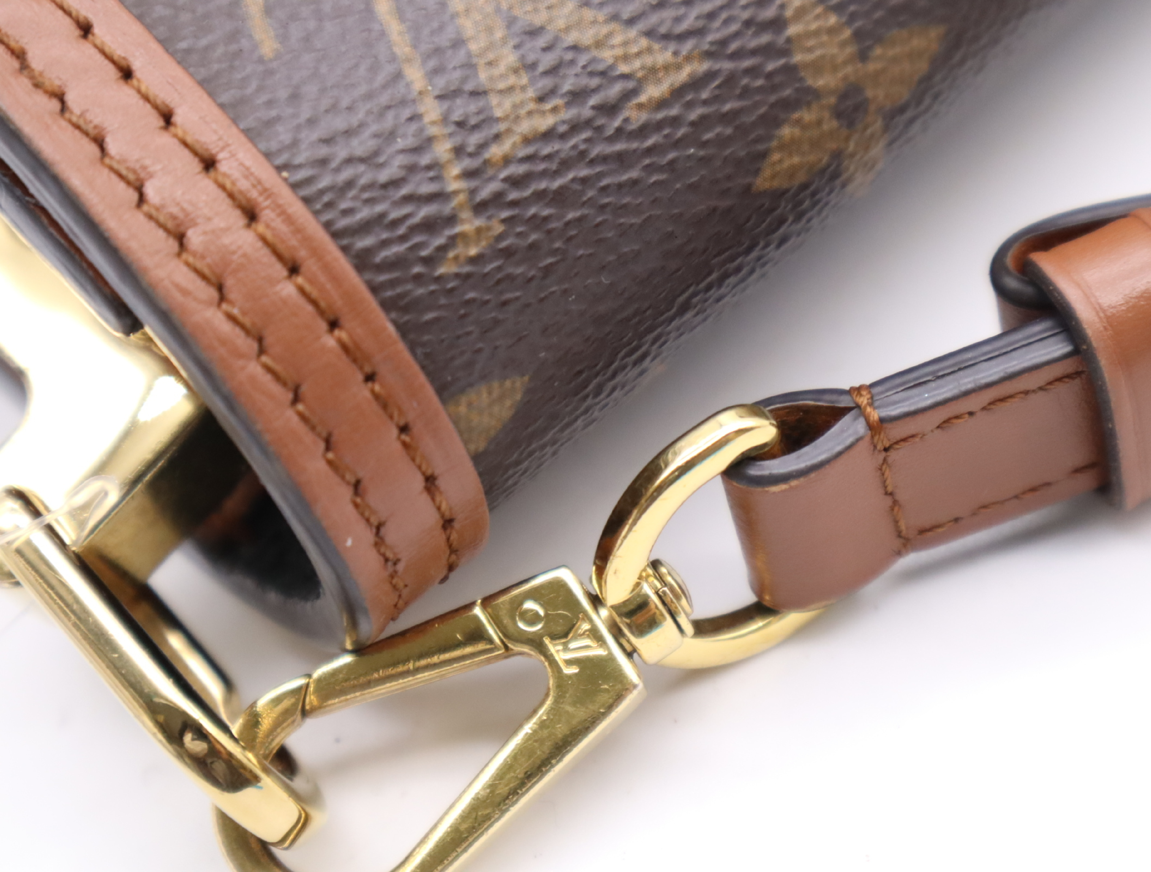 M45959 Monogram & Monogram Reverse Canvas Dauphine MINI Shoulder Bag with Shoulder Strap and Box, RFID ID Tested. — view 8