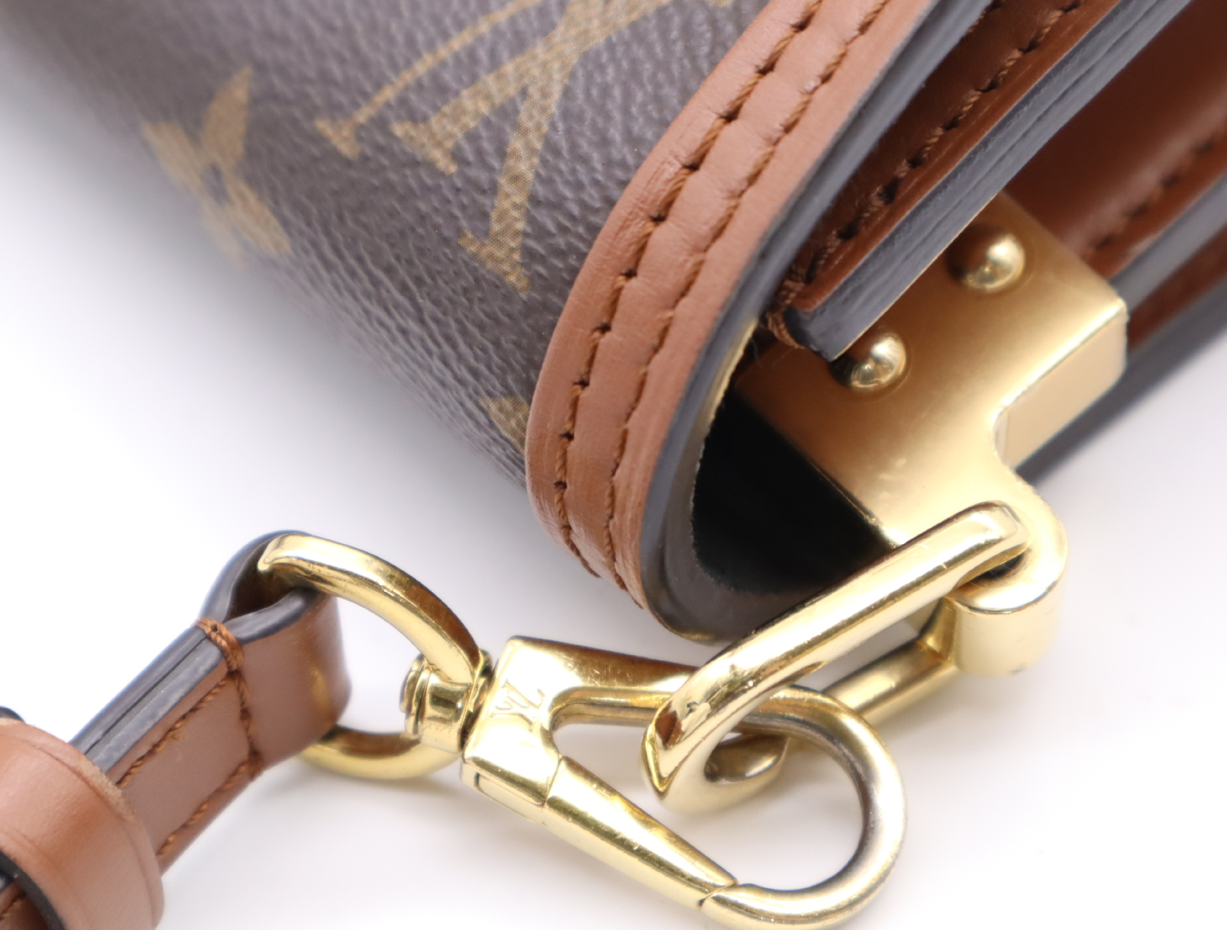 M45959 Monogram & Monogram Reverse Canvas Dauphine MINI Shoulder Bag with Shoulder Strap and Box, RFID ID Tested. — view 9