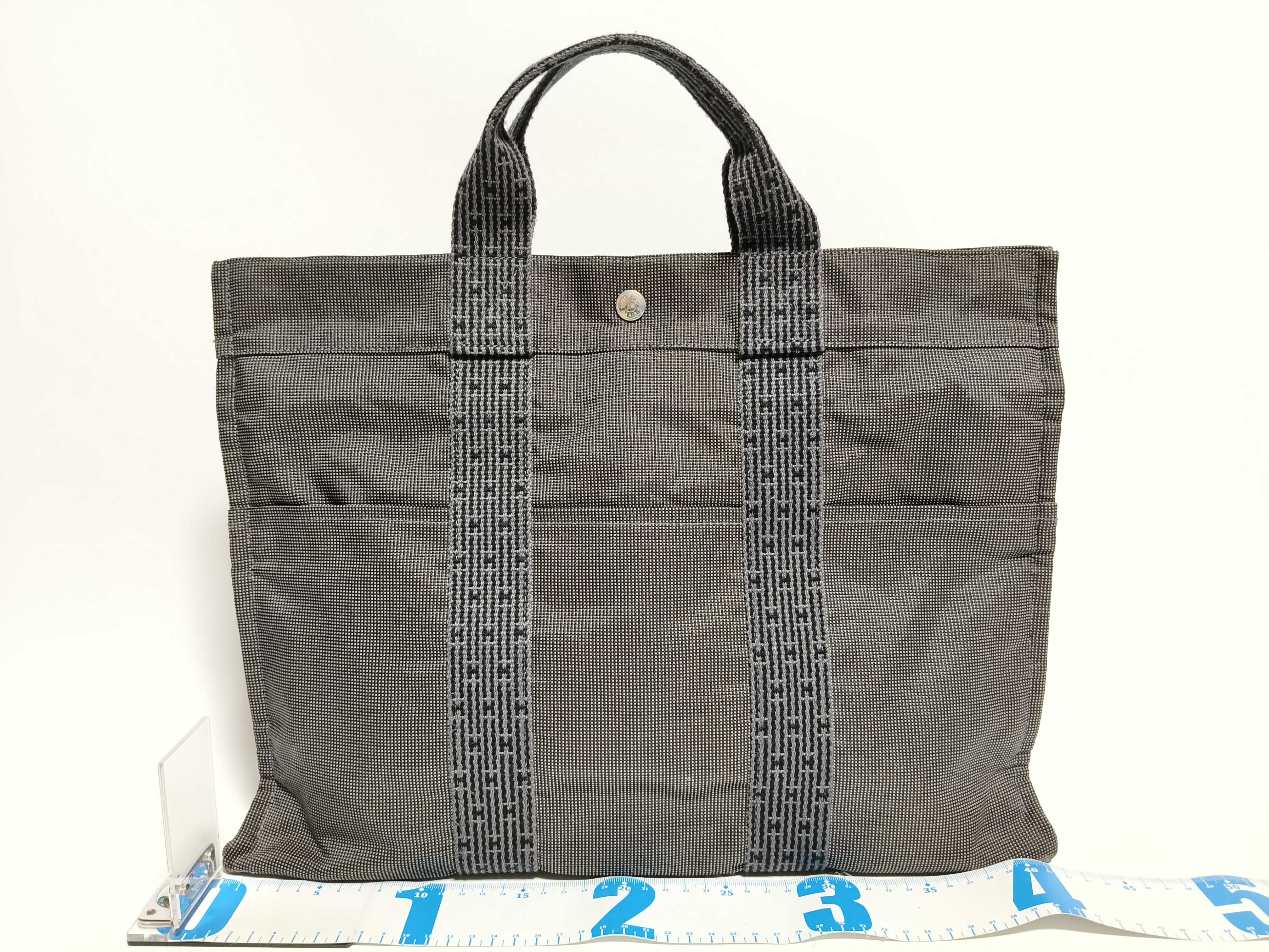 Herline GM Canvas Tote Bag, Gray Tote Bag — view 2