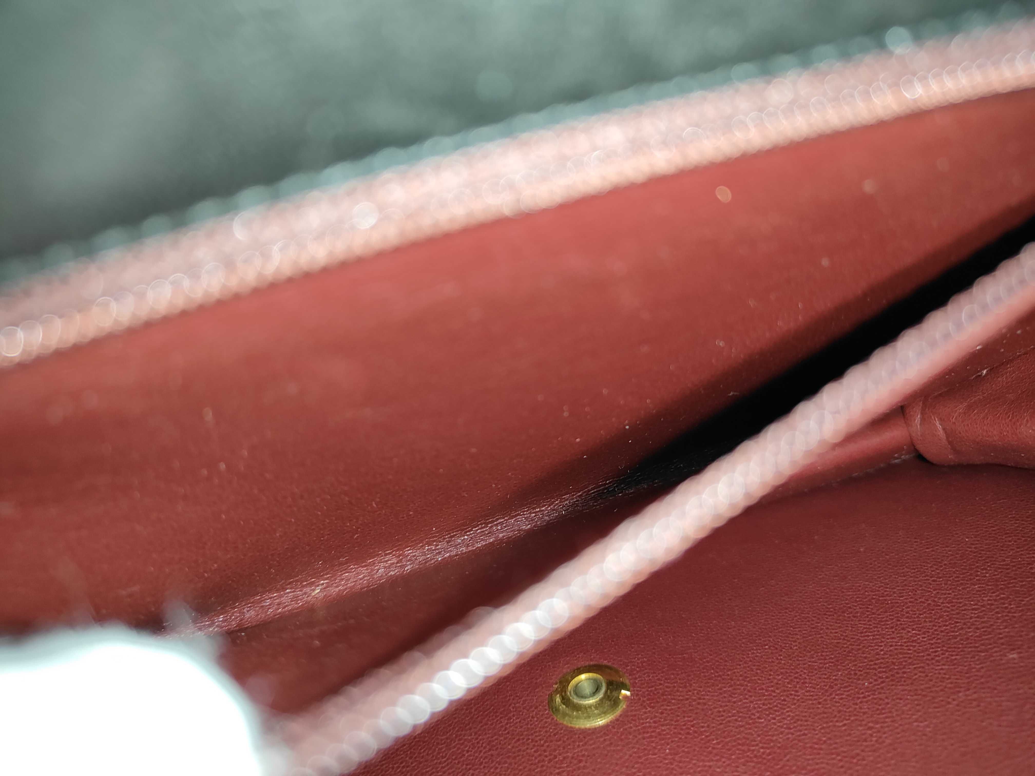 Matelassé S-flap/S-chain push-lock lambskin shoulder bag — view 12