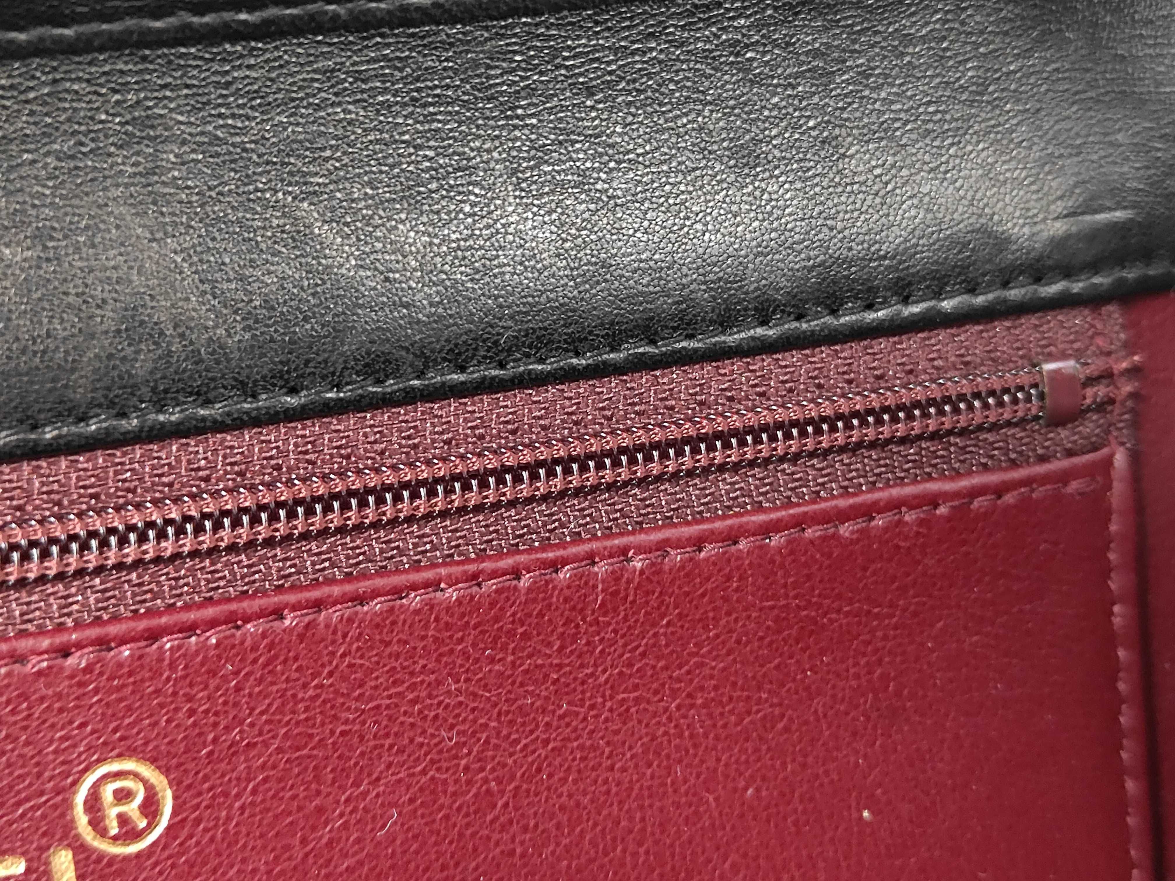 Matelassé S-flap/S-chain push-lock lambskin shoulder bag — view 13