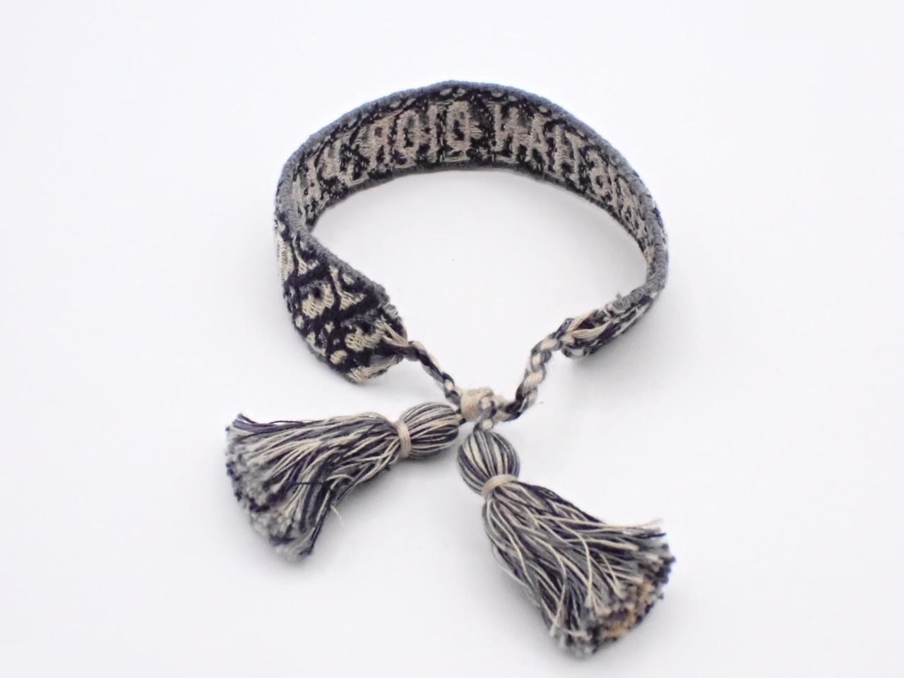Oblique Cotton Bracelet, wrist circumference approximately 20cm — view 2