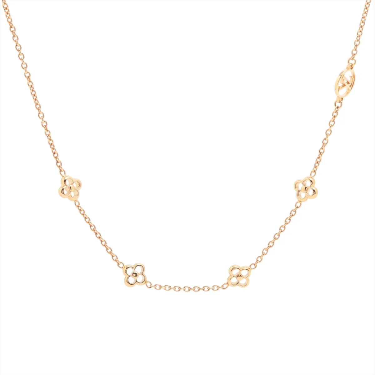 M68125 Flowerful OB1107 Necklace, GP Gold. Shows signs of wear including