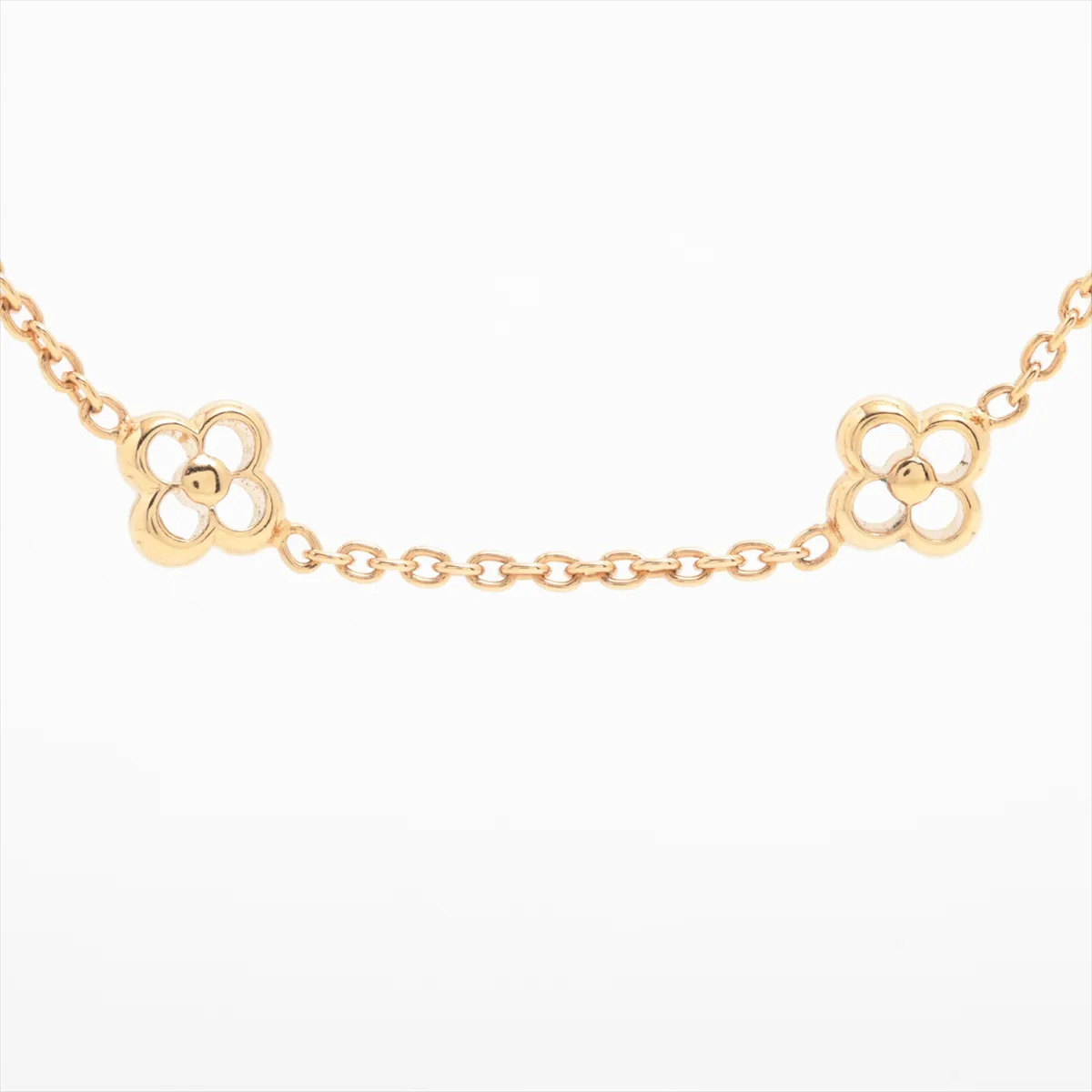 M68125 Flowerful OB1107 Necklace, GP Gold. Shows signs of wear including — view 2
