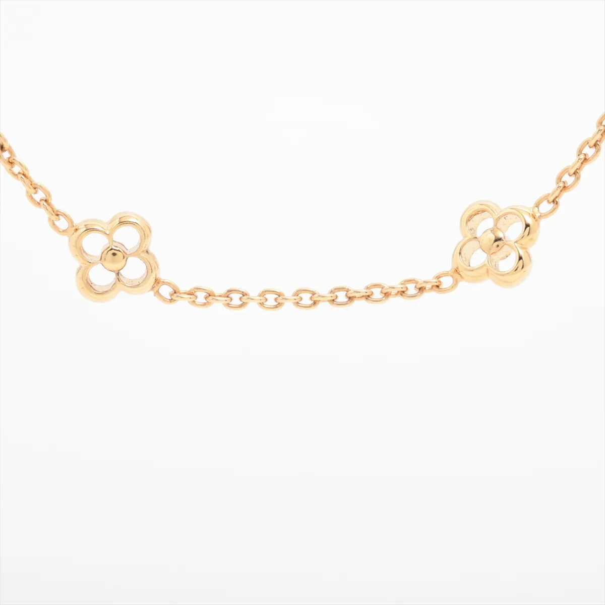 M68125 Flowerful OB1107 Necklace, GP Gold. Shows signs of wear including — view 3