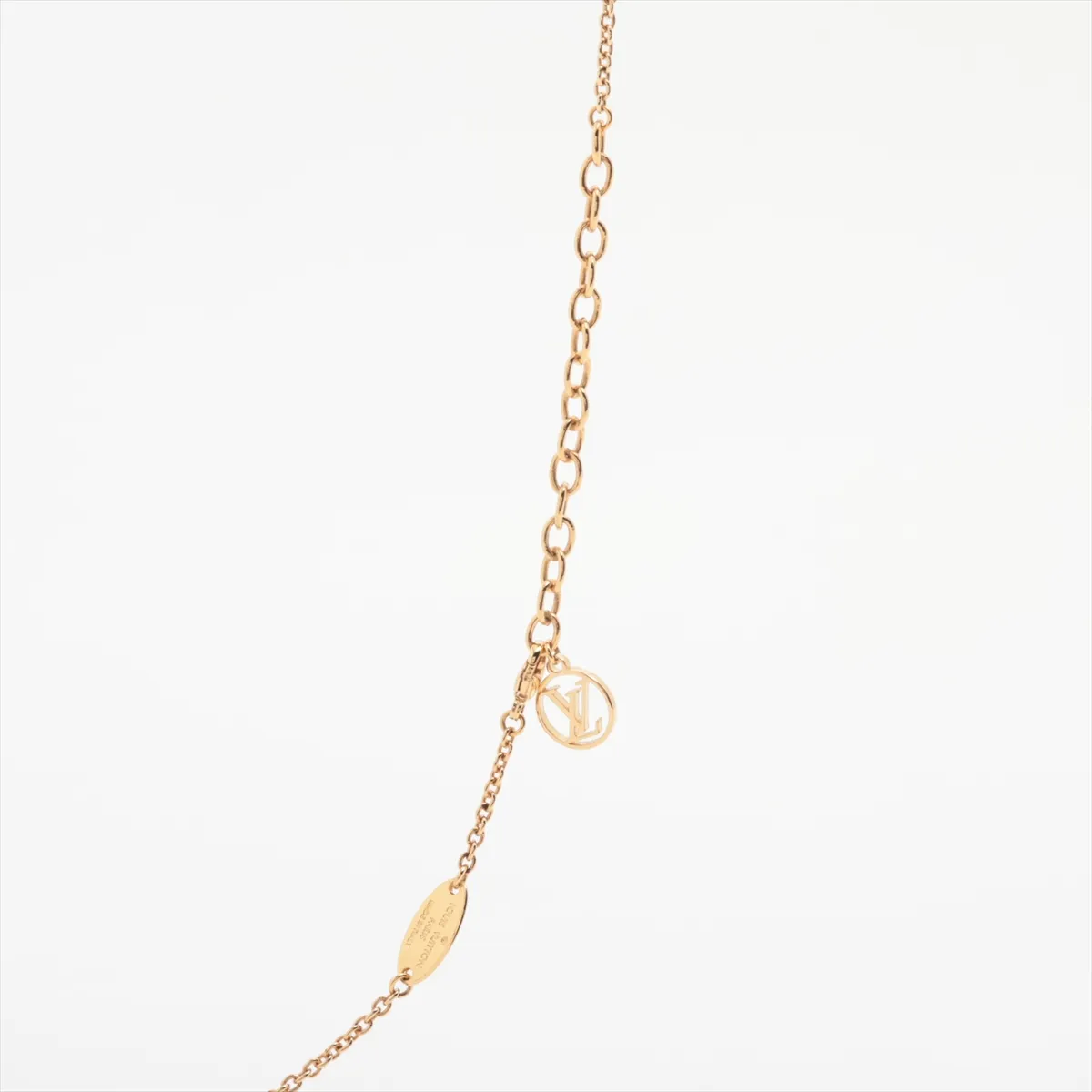 M68125 Flowerful OB1107 Necklace, GP Gold. Shows signs of wear including — view 4