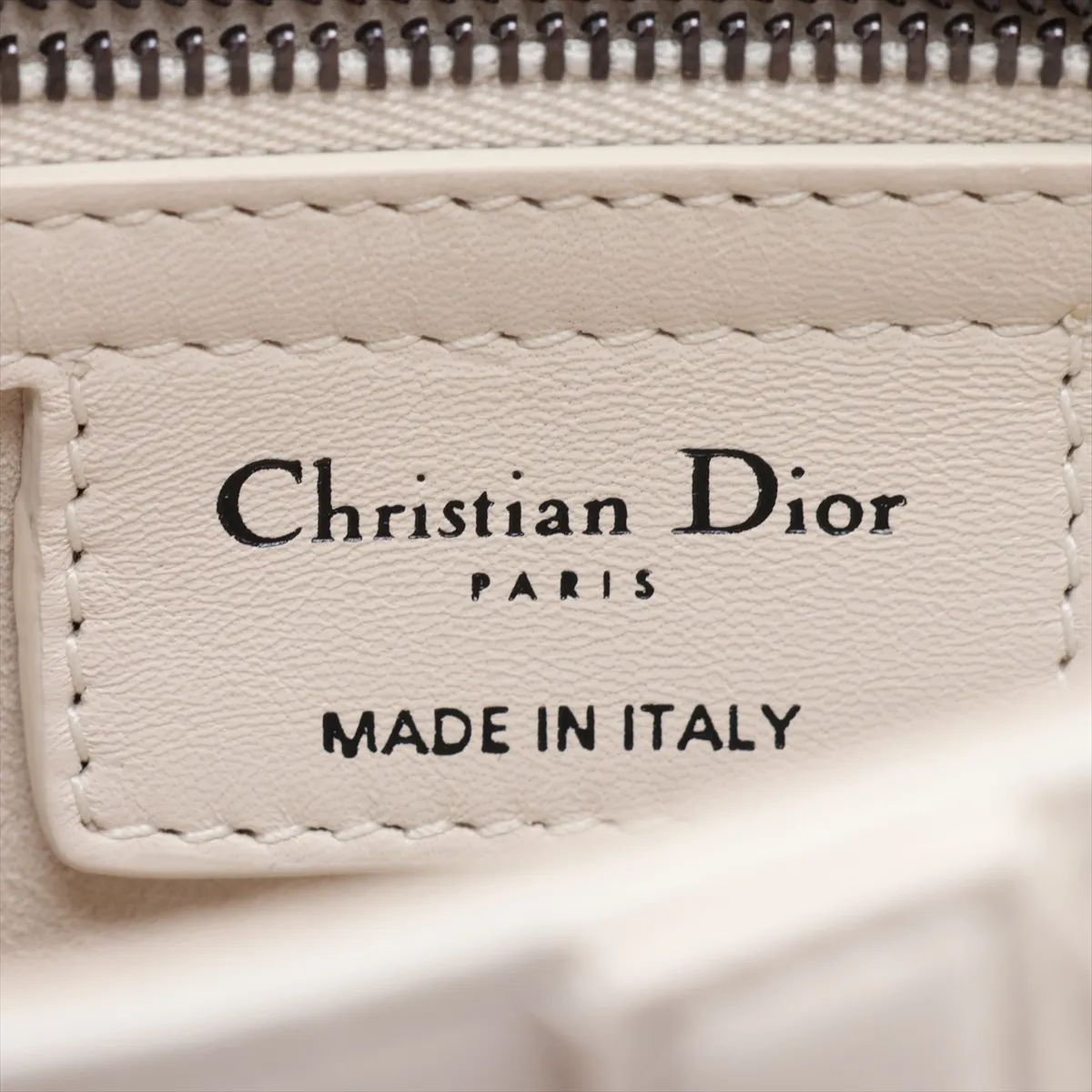 Saddle Leather x Studs 2-Way Handbag, White — view 9