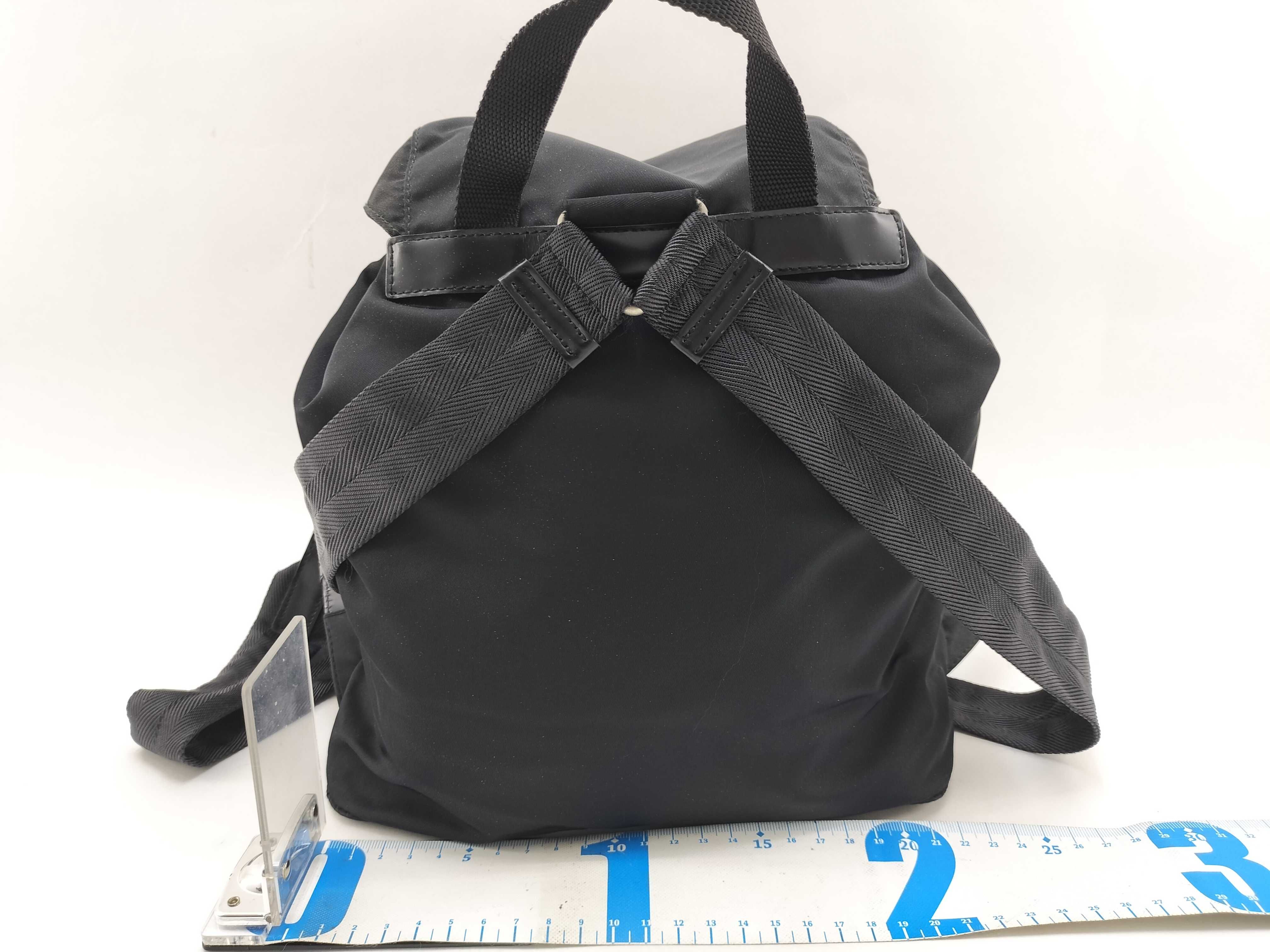 nylon backpack with triangular logo. — view 2