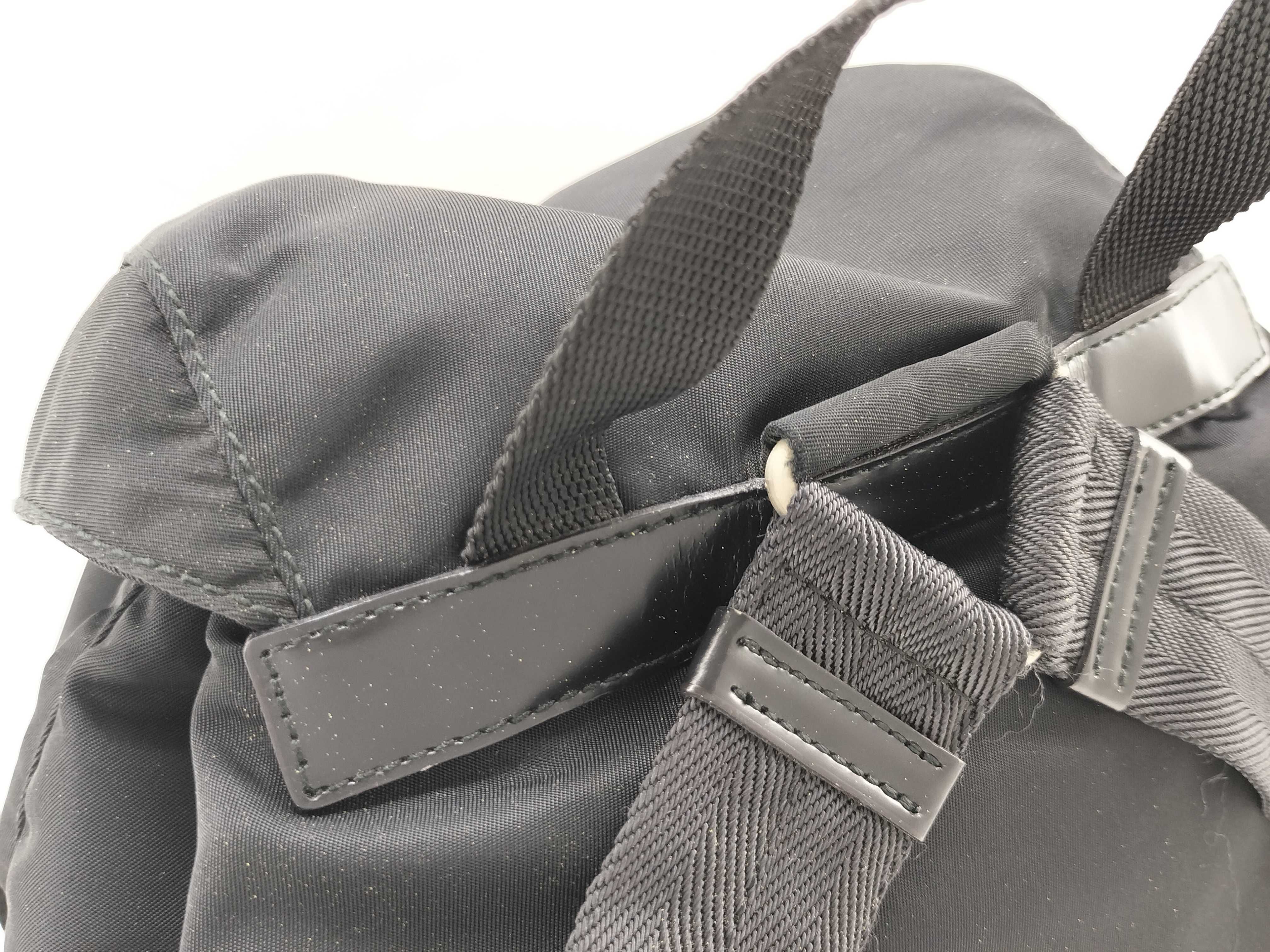 nylon backpack with triangular logo. — view 3