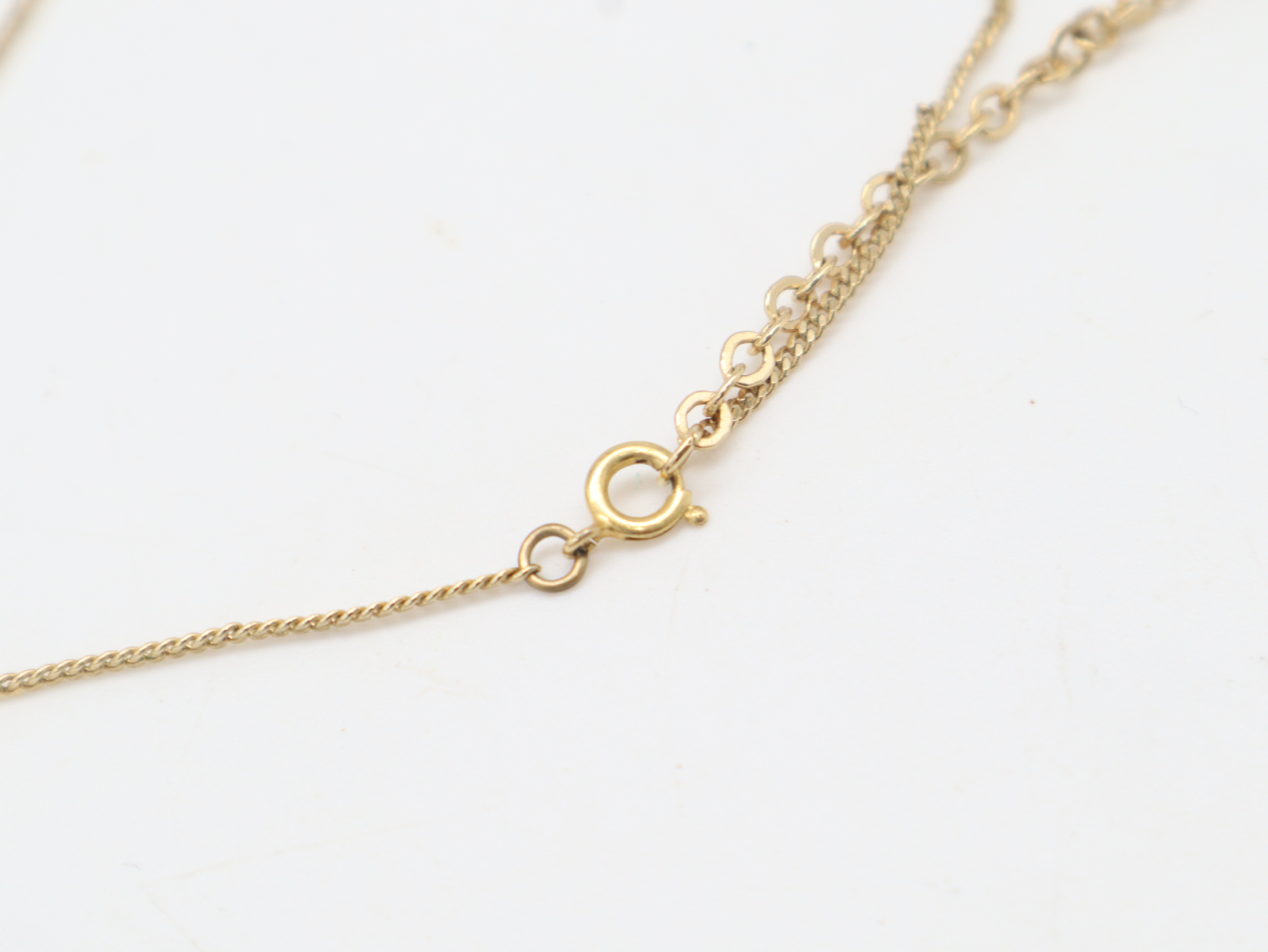 CD Logo Rhinestone Necklace — view 2